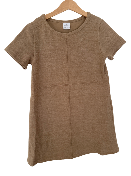 ZARA Kleid beige 140