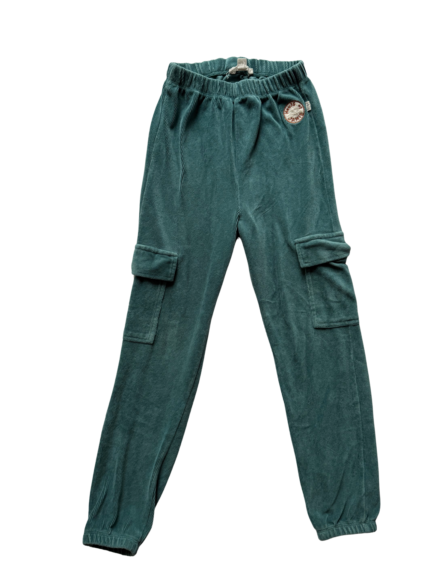 HOUSE OF JAMIE Jogginghose samt grün 122/128