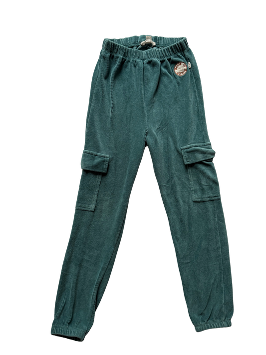 HOUSE OF JAMIE Jogginghose samt grün 122/128