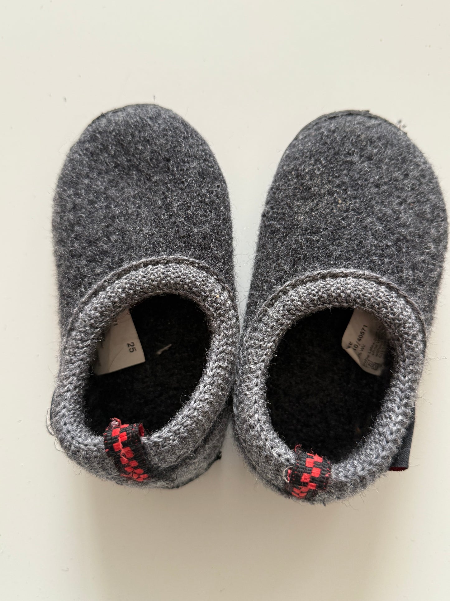 GIESSWEIN Hausschuhe Filz grau 25