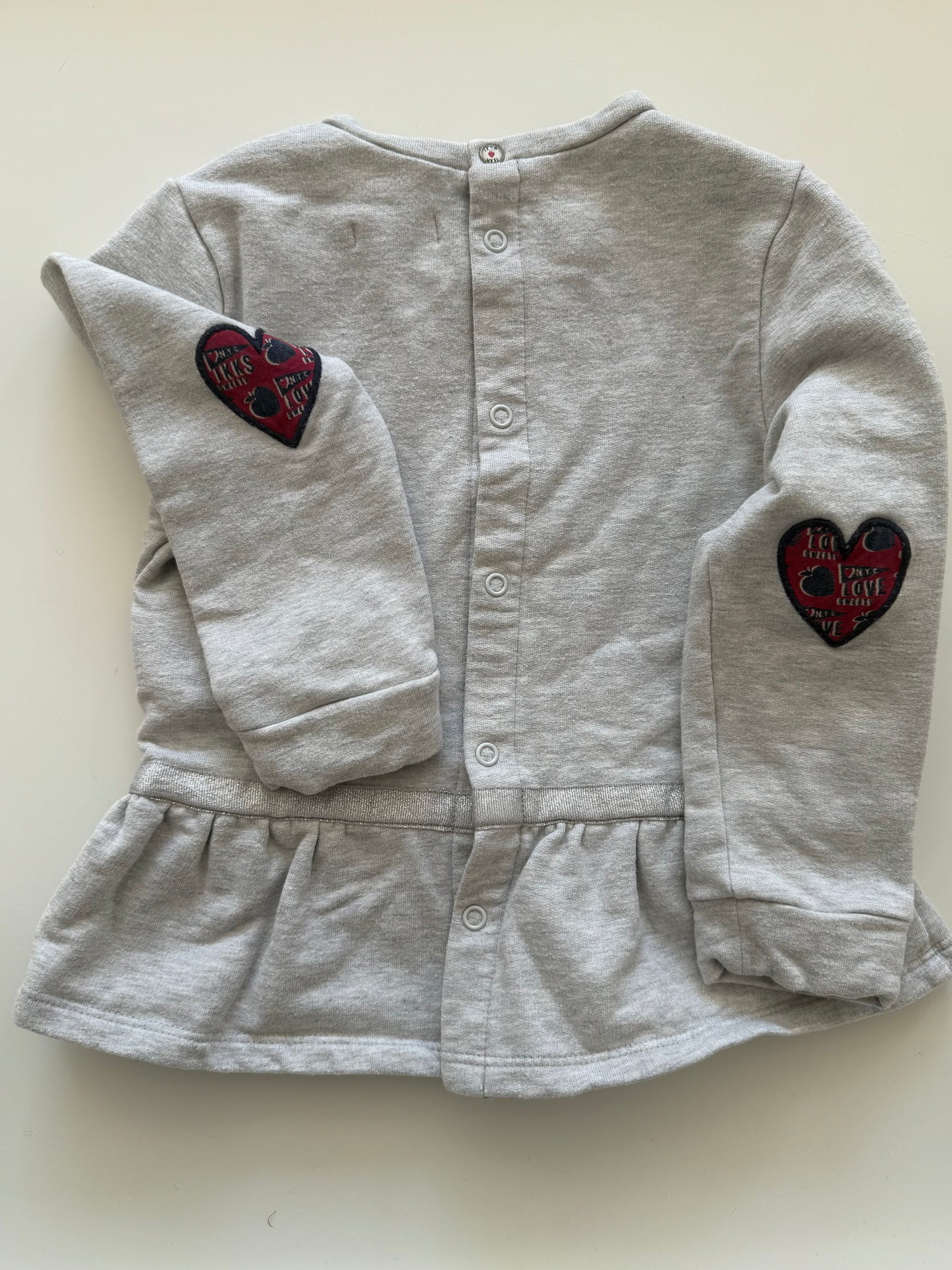 IKKS Sweatshirt grau Cheerleader 86