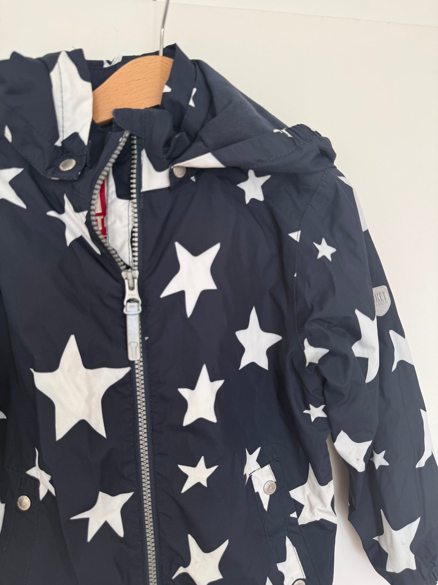 TICKET TO HEAVEN Jacke blau weiß Sterne 116