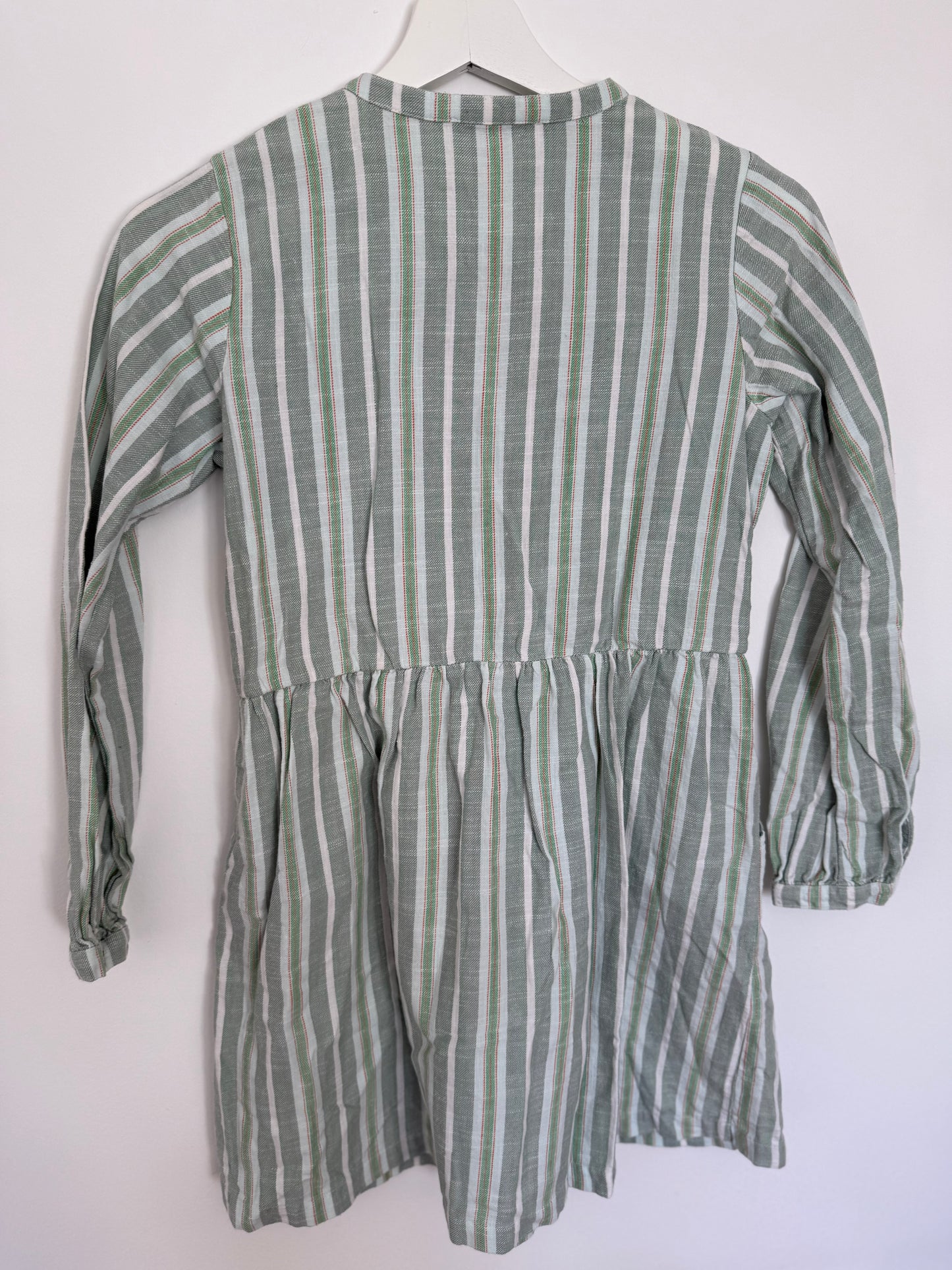 SISSY-BOY Kleid grün weiß gestreift 146/152