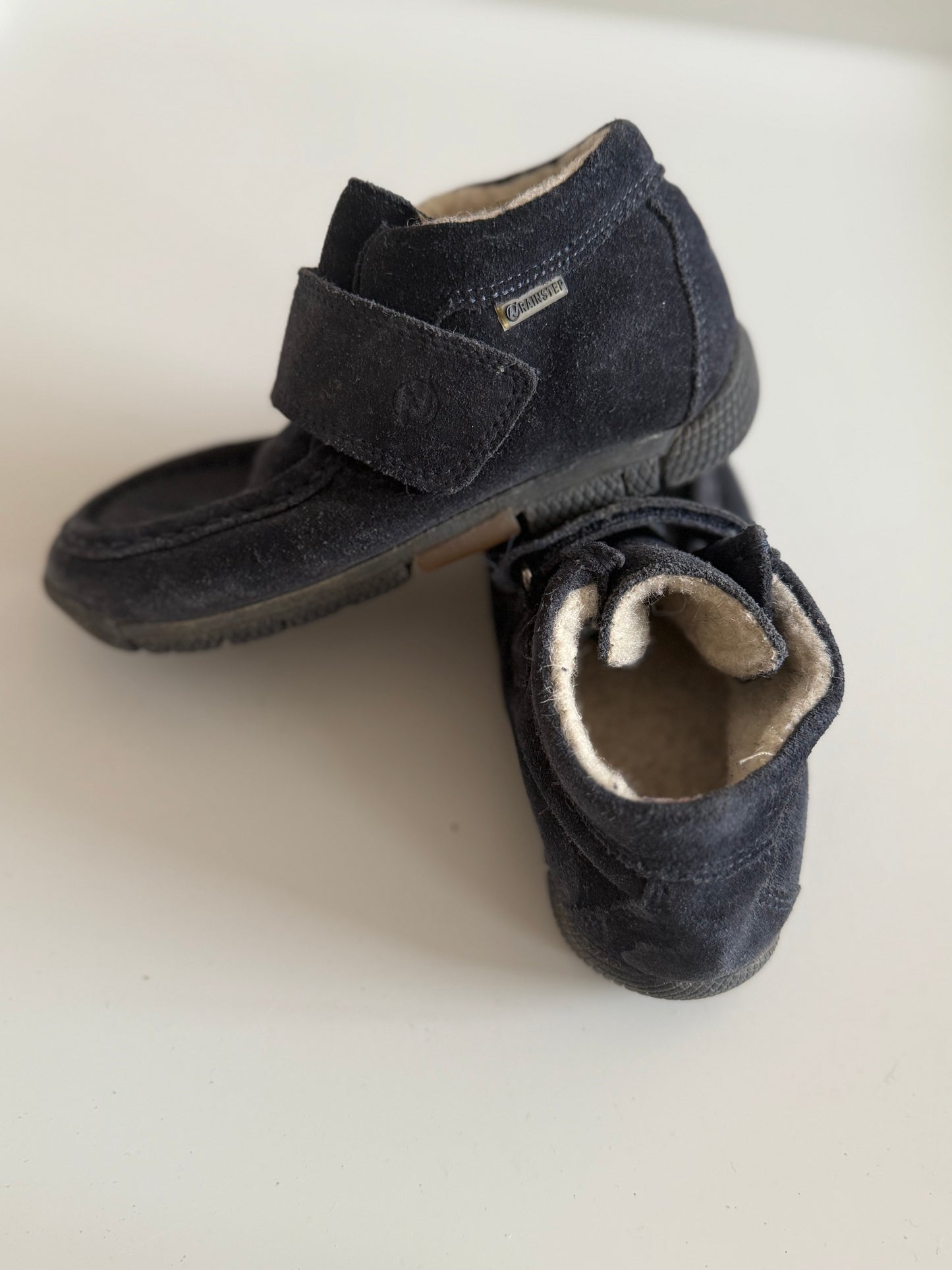 Naturino Wildlederschuhe Wolle Winterschuhe dunkelblau 28