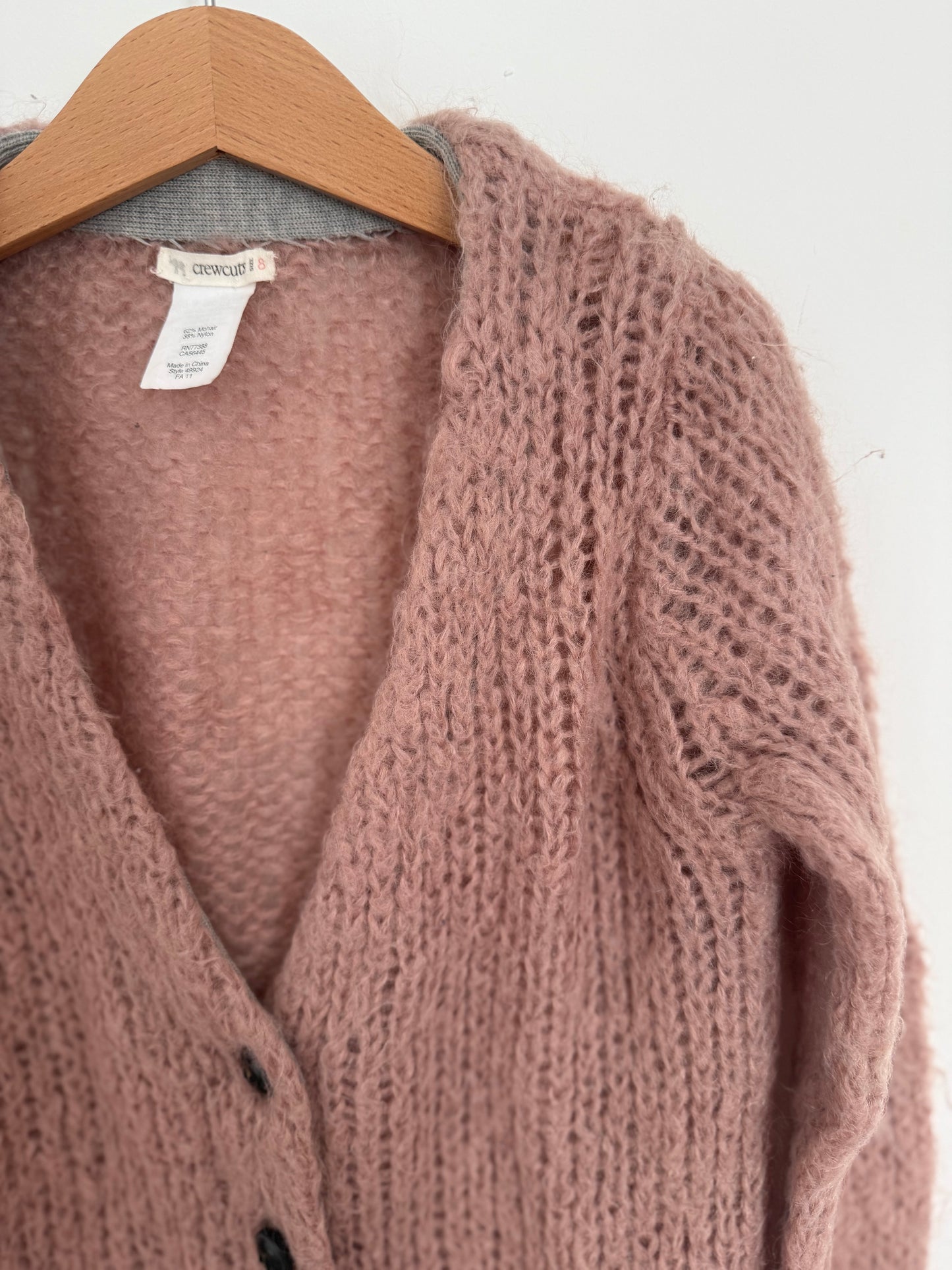 CREWCUTS Strickjacke altrosa Mohair 128