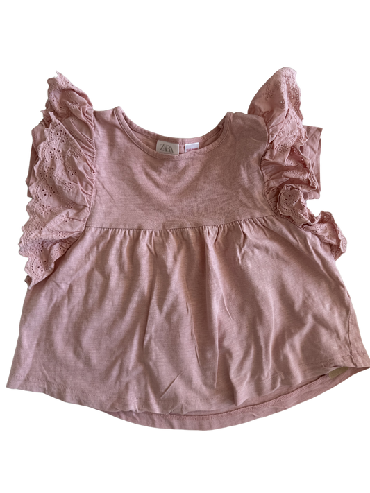 ZARA T-Shirt altrosa 104