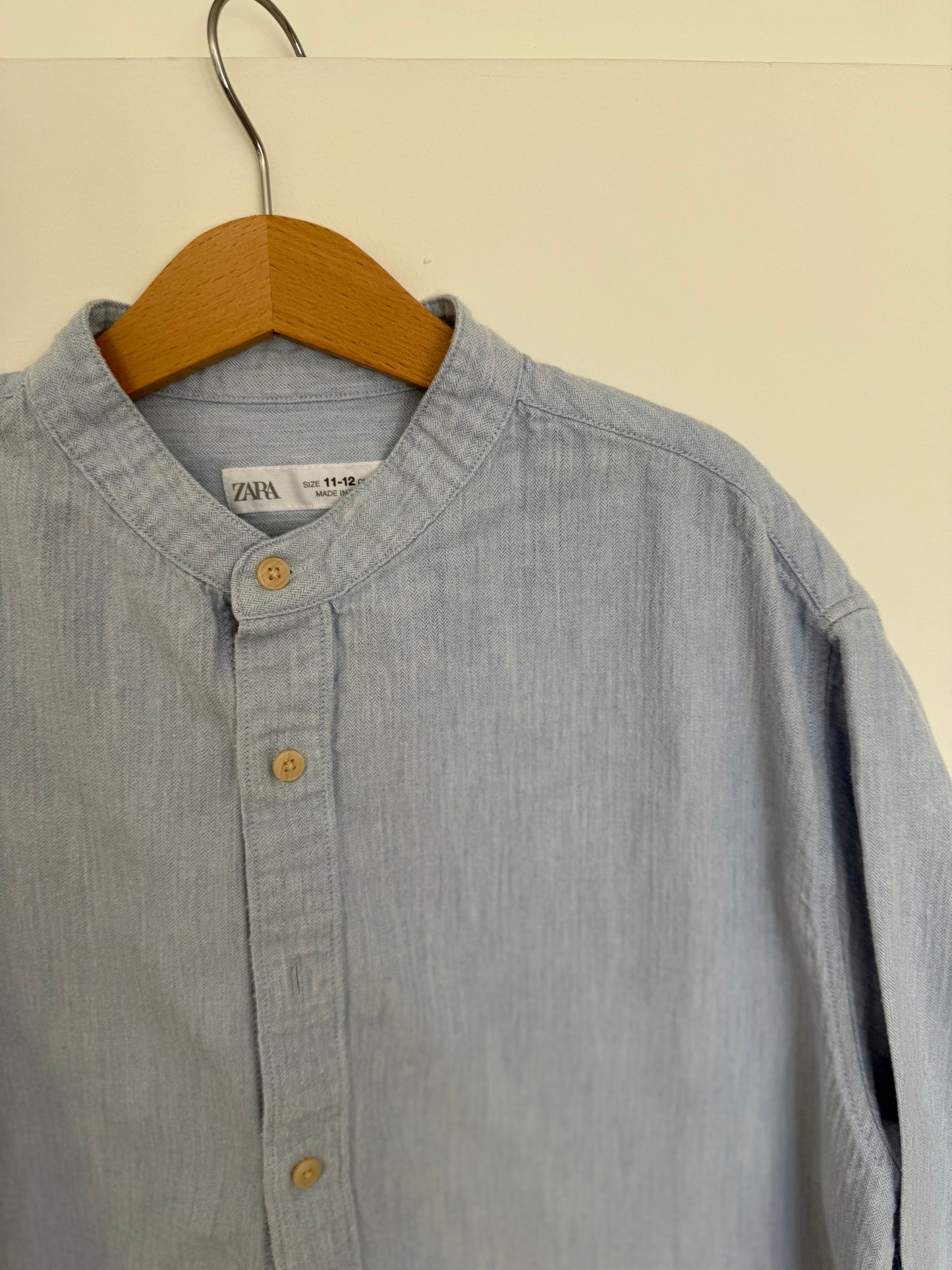 ZARA Hemd hellblau 152
