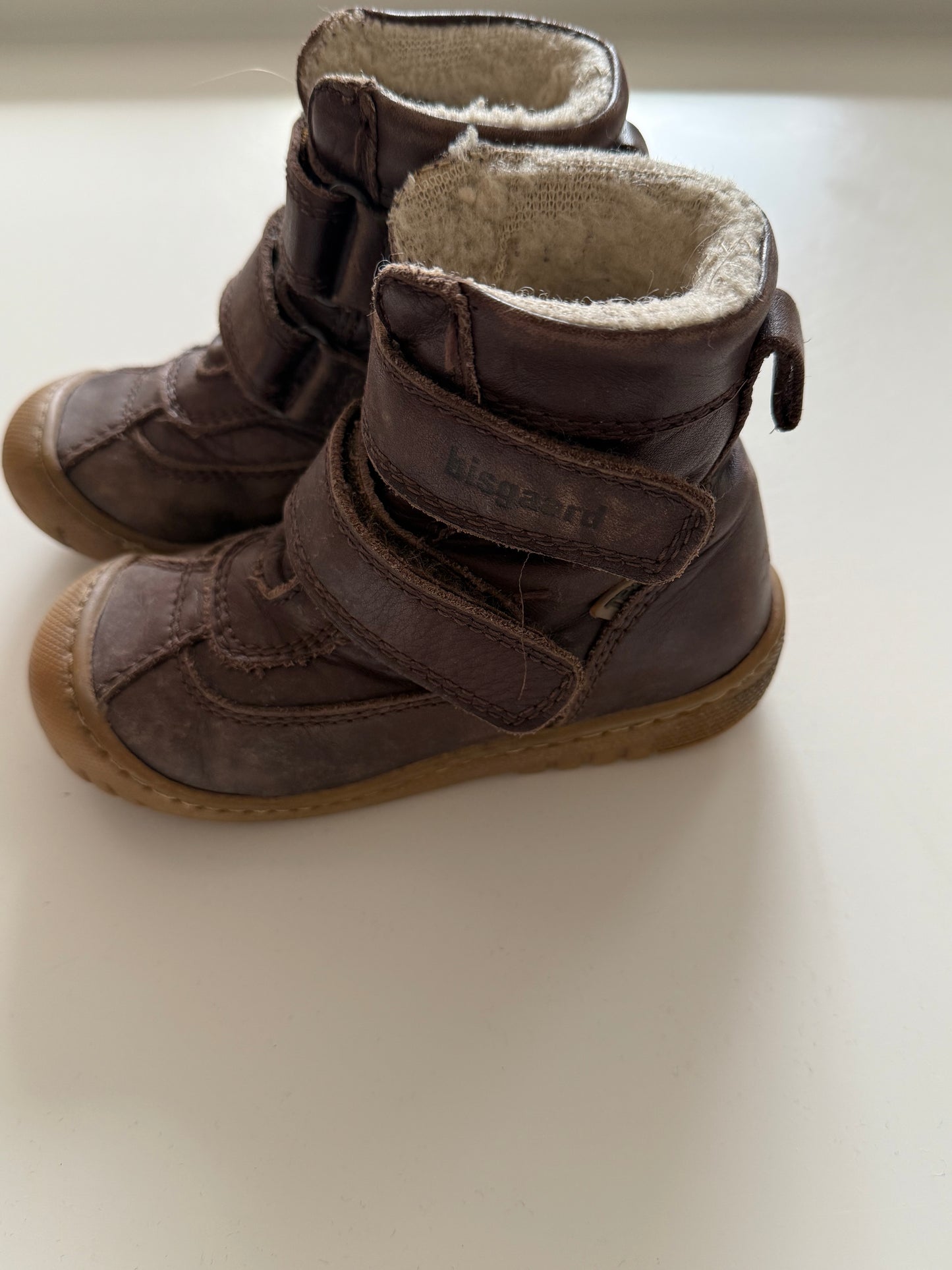 BISGAARD Winterstiefel Leder Wolle braun 26