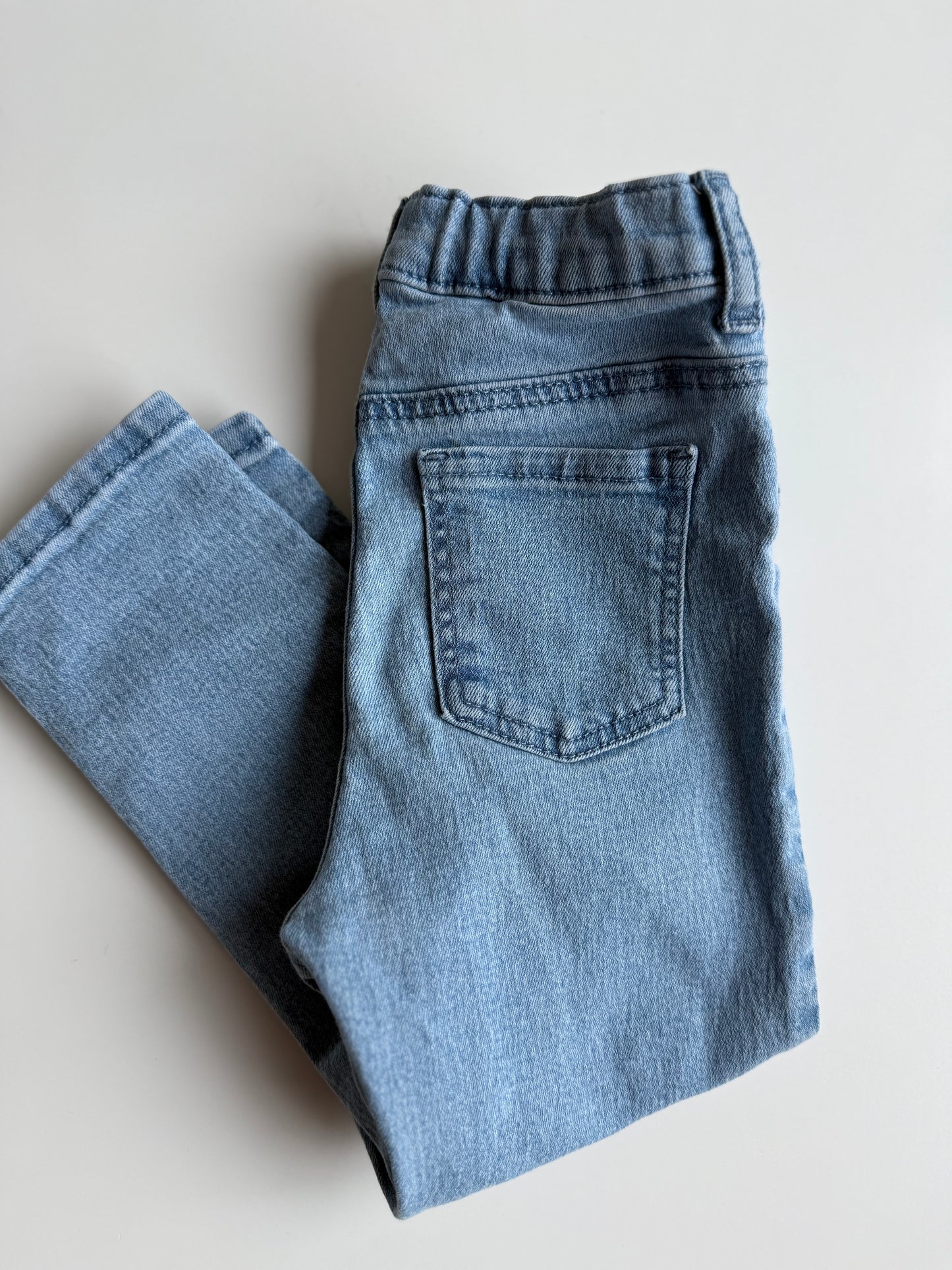 H&M Jeans Skinny Stretch hellblau 92