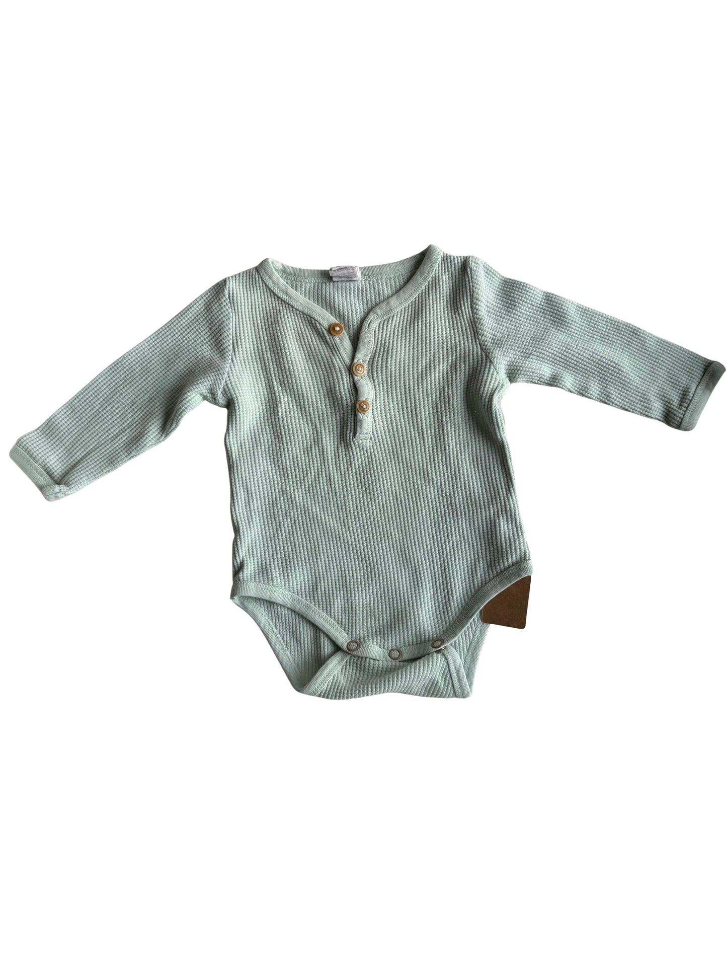 HESSNATUR Body Waffelstruktur Türkis 62/68