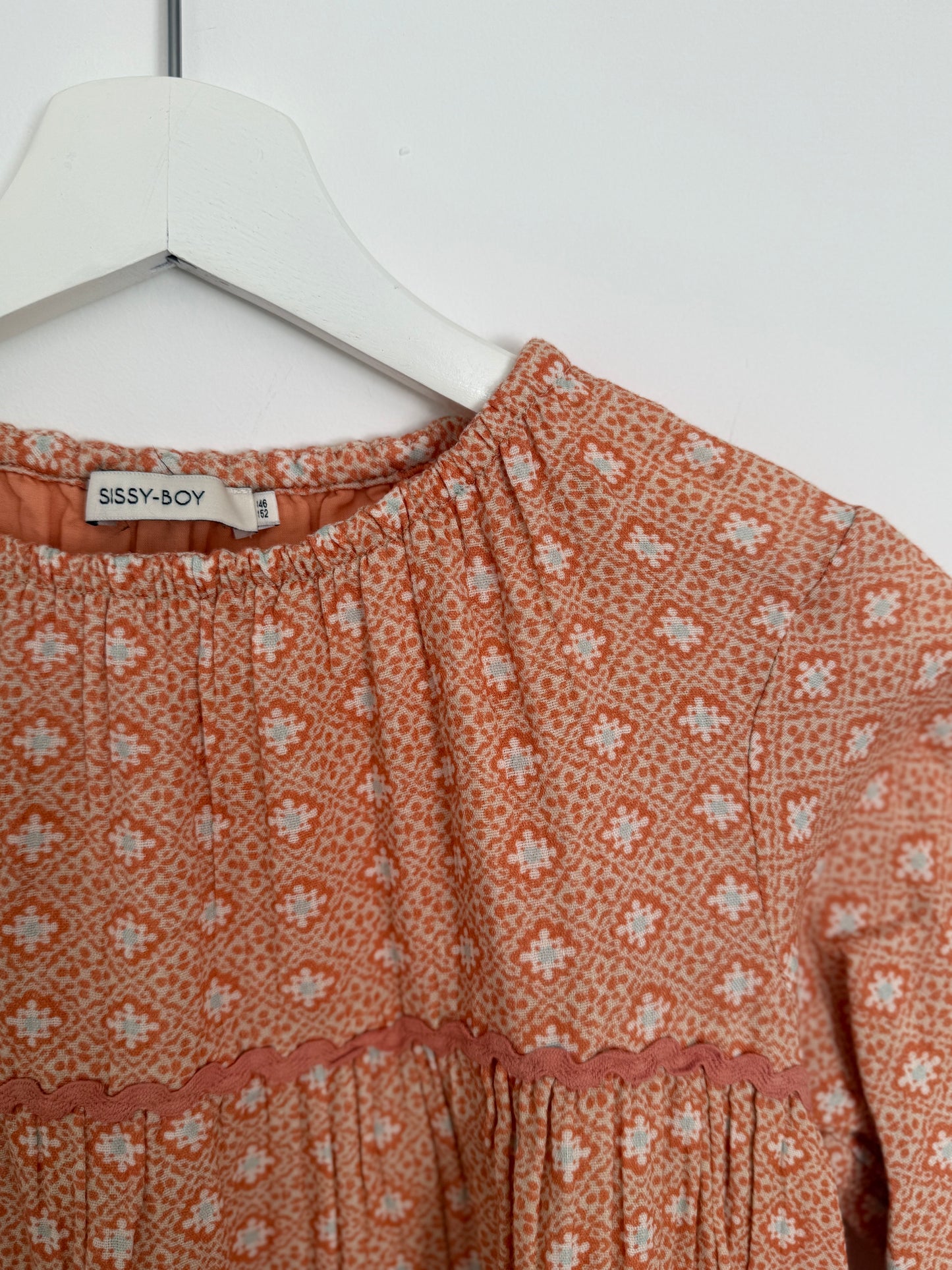 SISSY-BOY Kleid orange Lachs 146/152