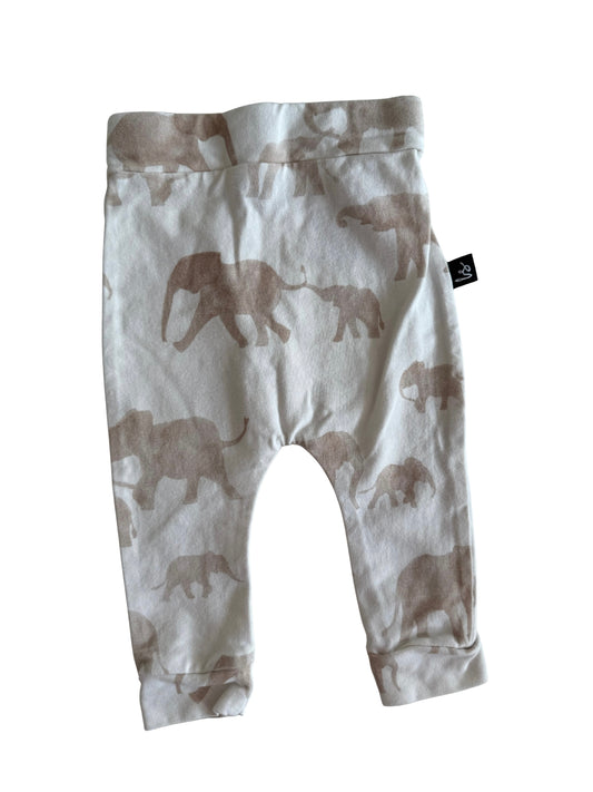 BABYSTYLING Leggings Elefanten beige weiß 62