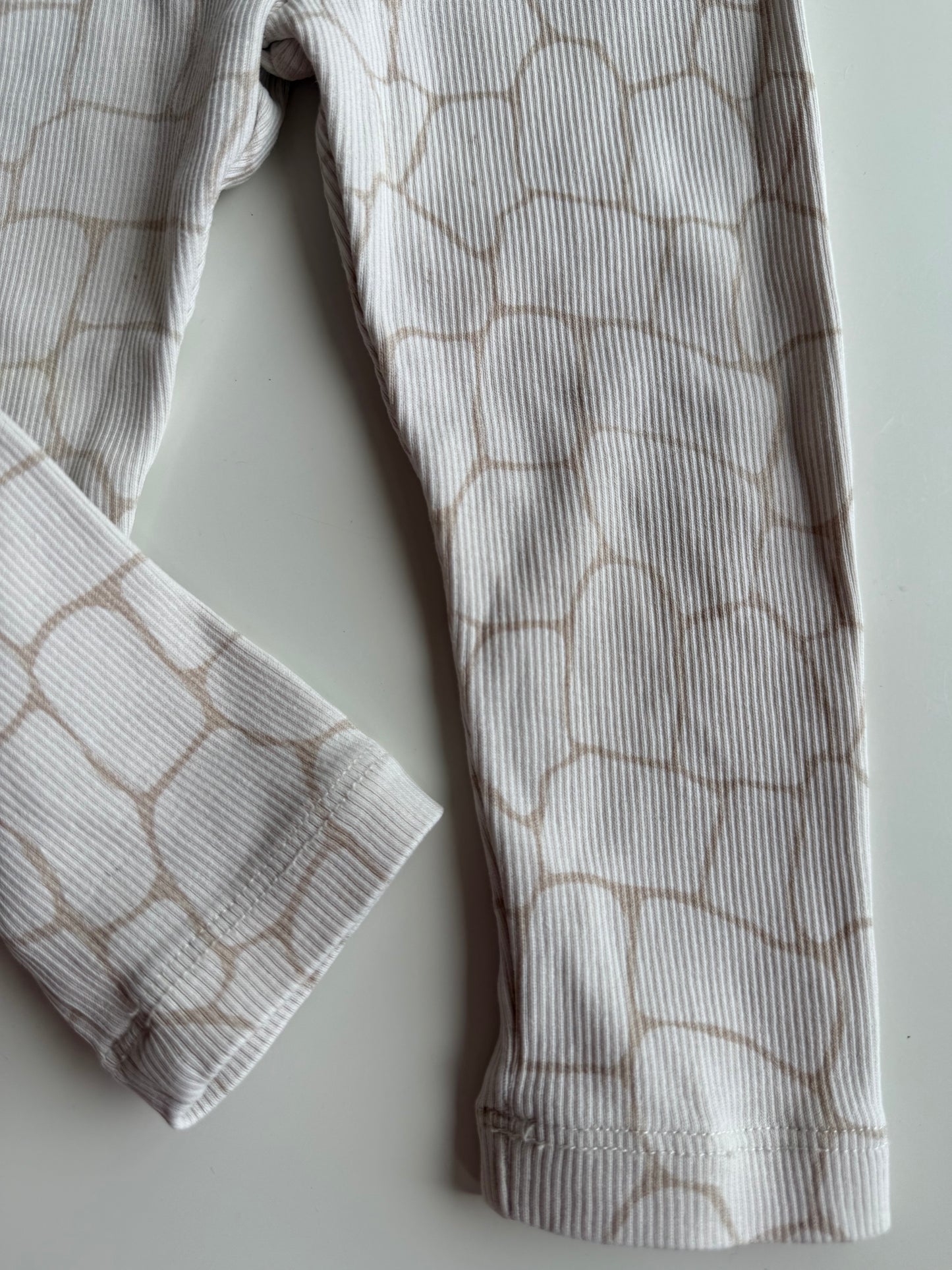LEEVJE Leggings Ripp Giraffe Leo 74/80