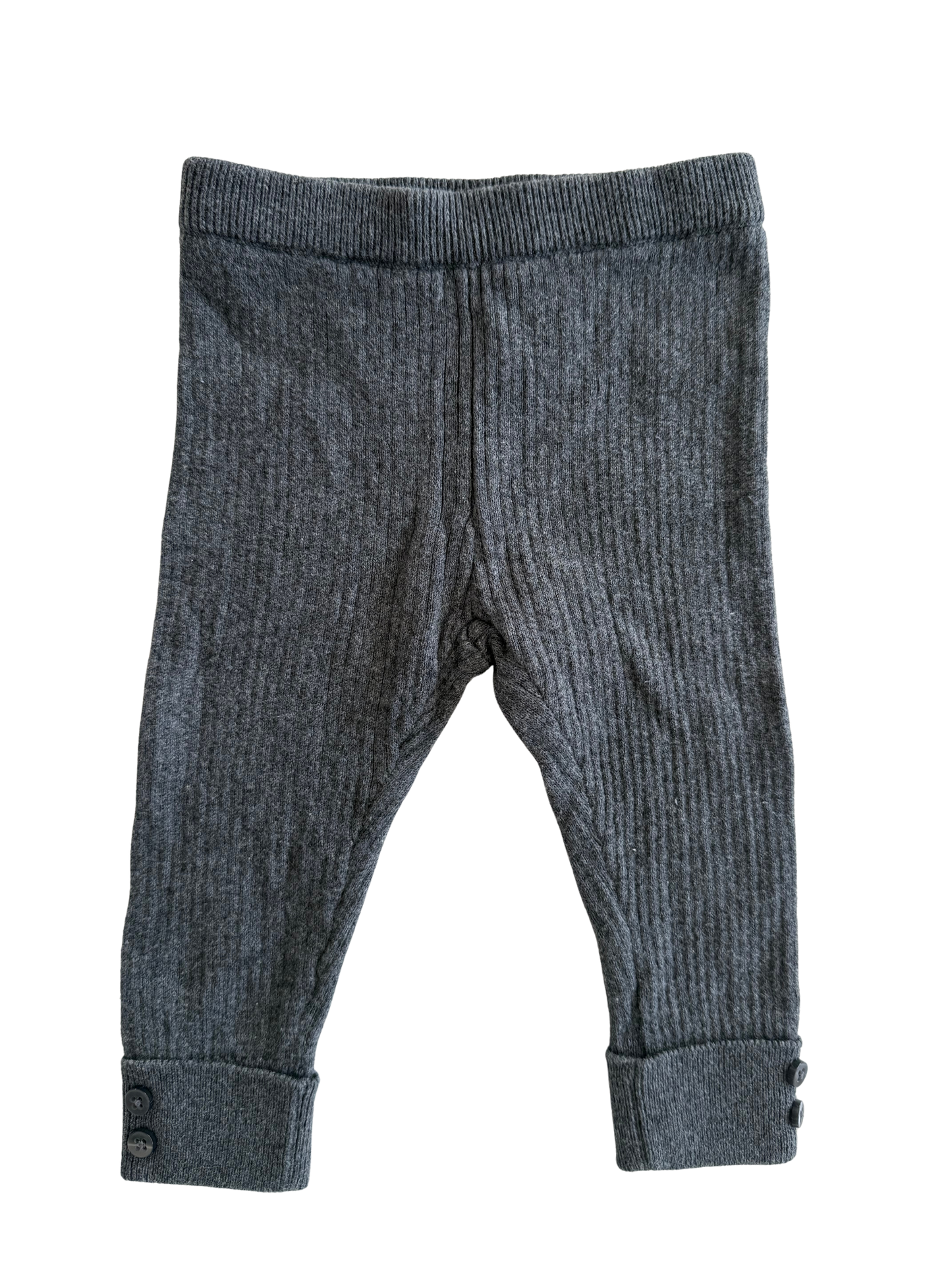 ZARA Hose Strick dunkelgrau 68