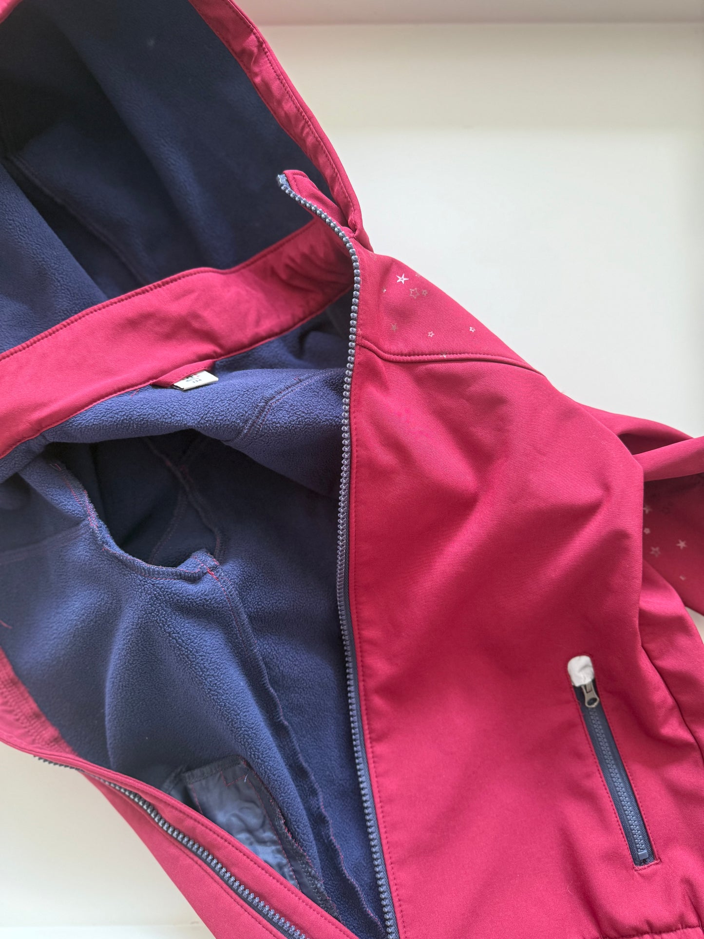 YIGGA Softshelljacke dunkelrot 134