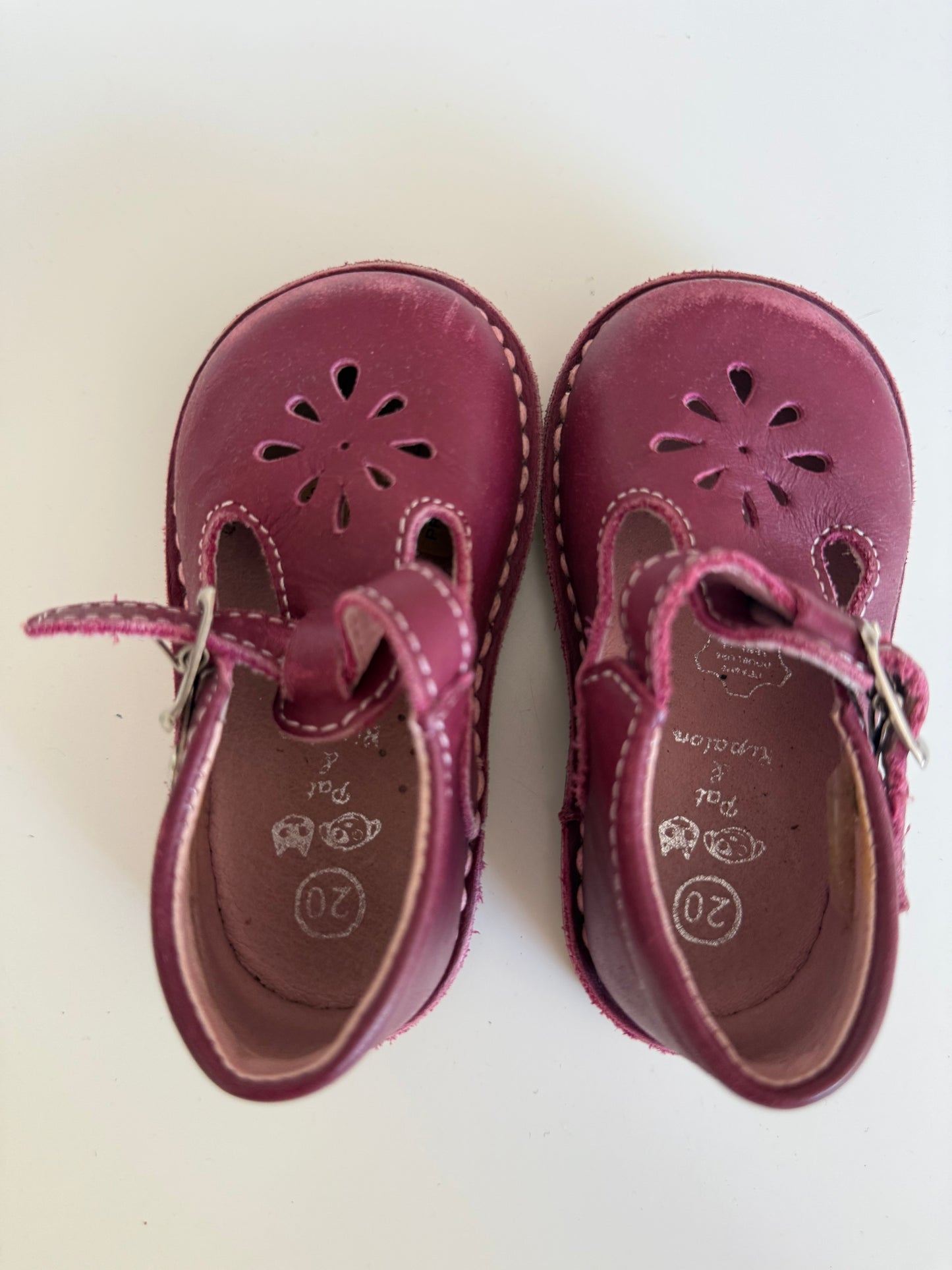 PAT ET RIPATON Schuhe burgunderrot 20