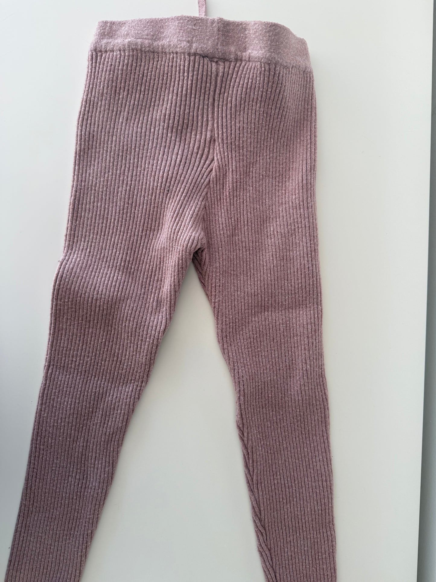 ZARA Leggings Rosa Ripp 116