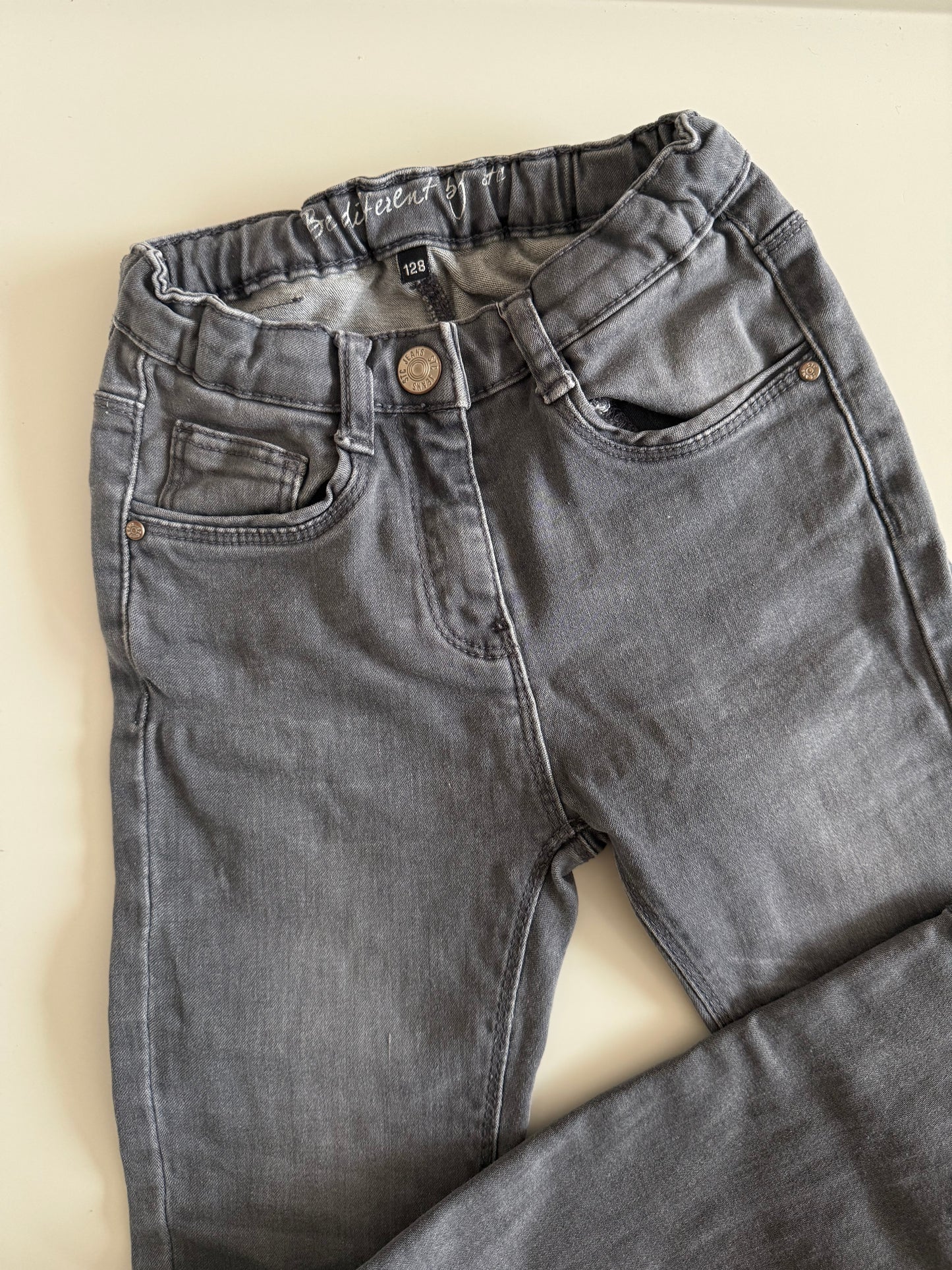 STACCATO Jeans grau schwarz 128