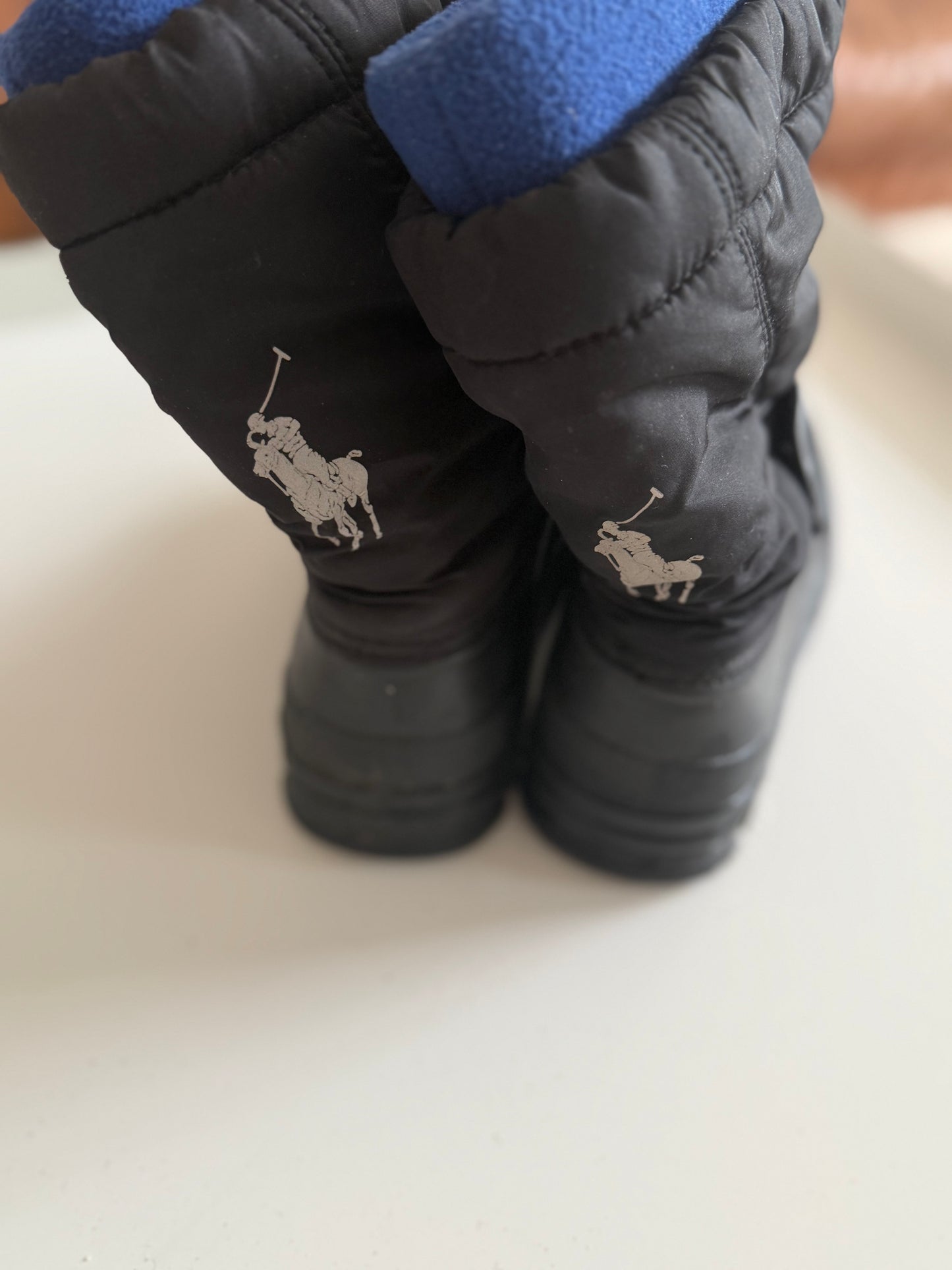 POLO RALPH LAUREN Winterstiefel Schneestiefel schwarz blau 33