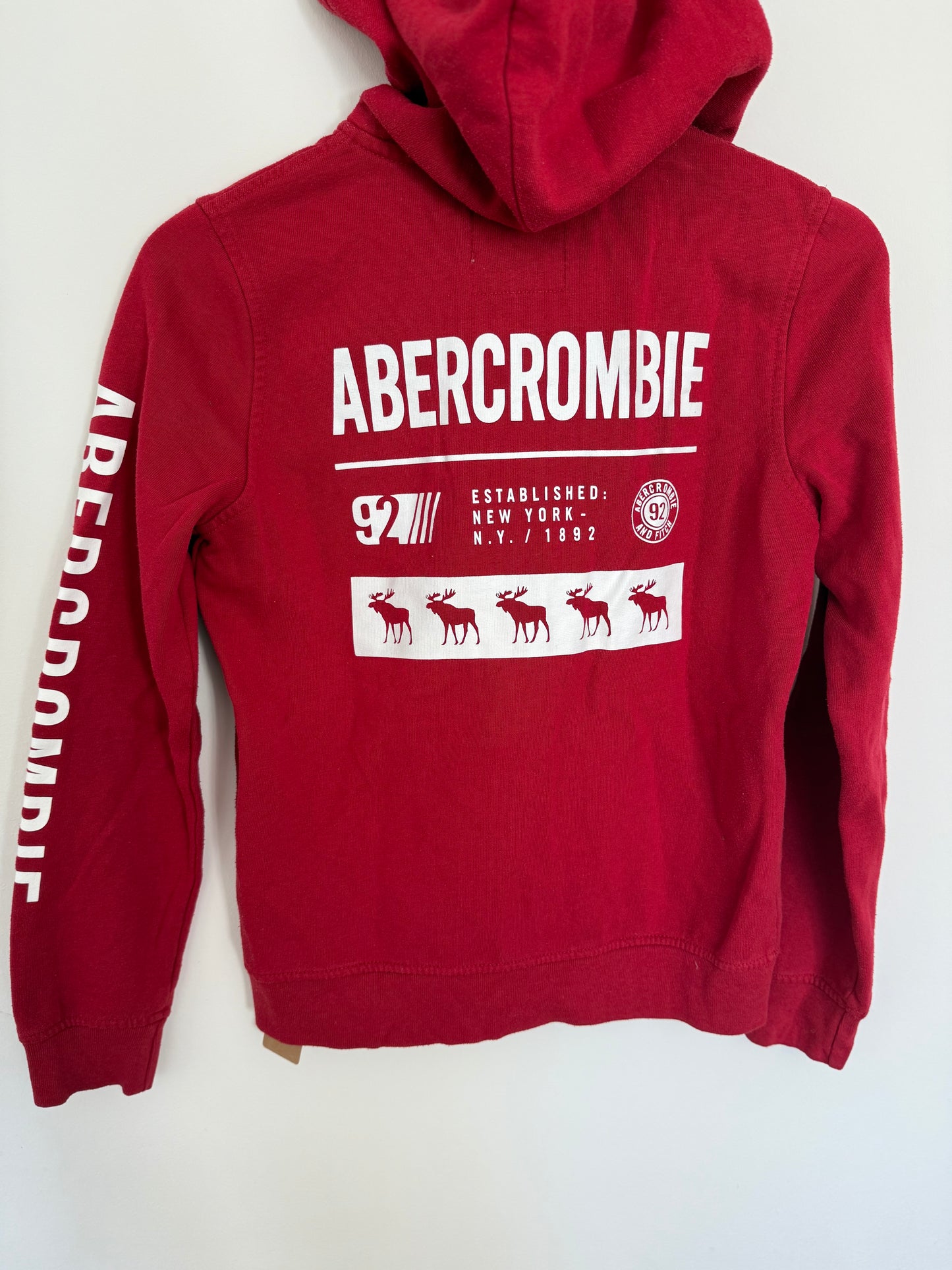 ABERCROMBIE Sweatjacke rot 146