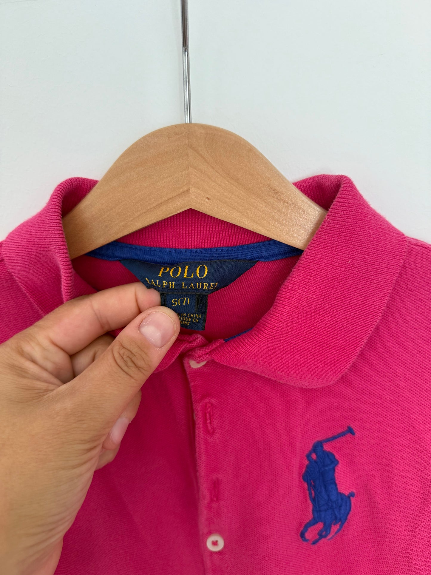 RALPH LAUREN Kleid Polo pink 116/122