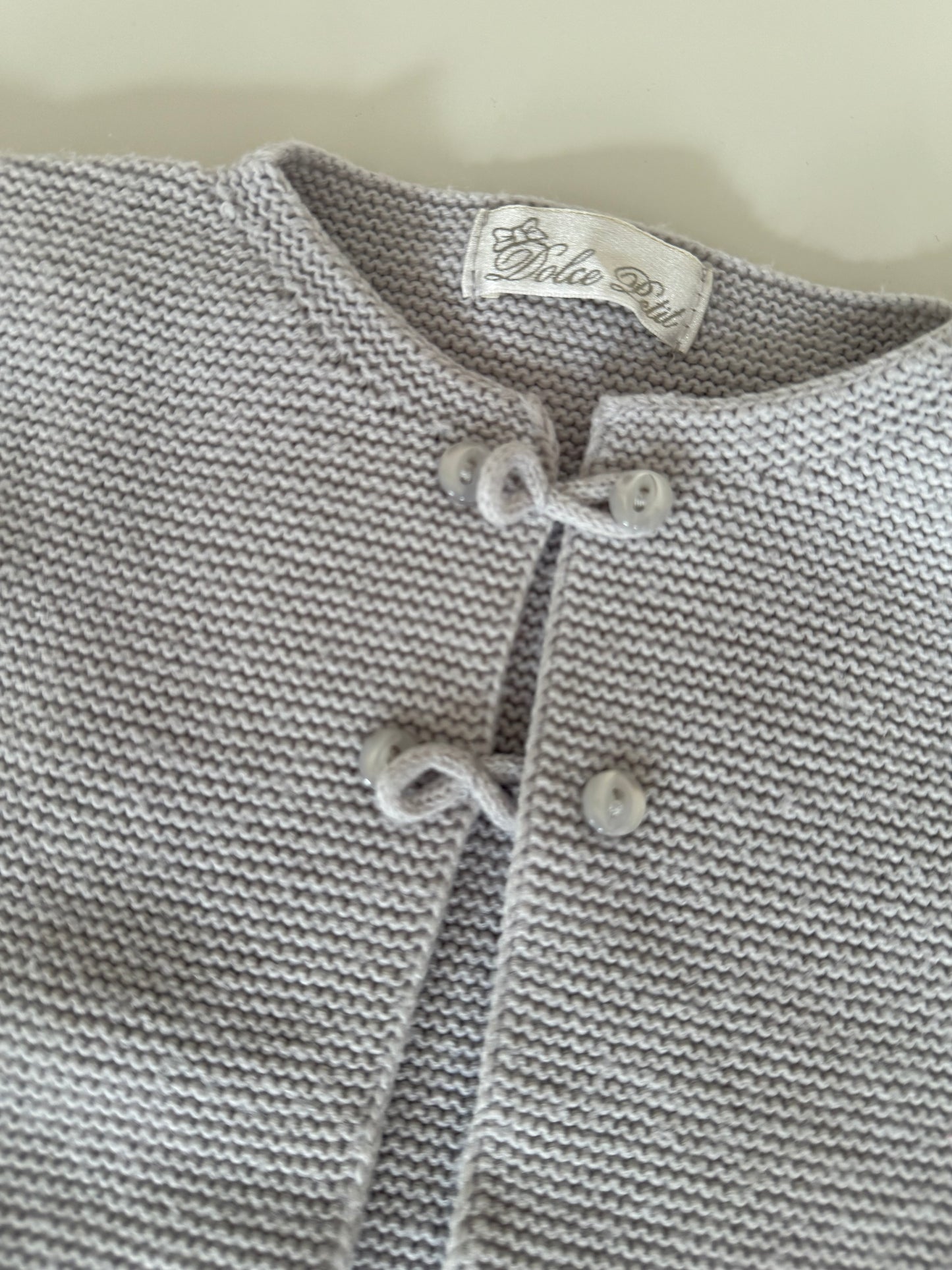 DOLCE PETIT Strickjacke grau 74/80