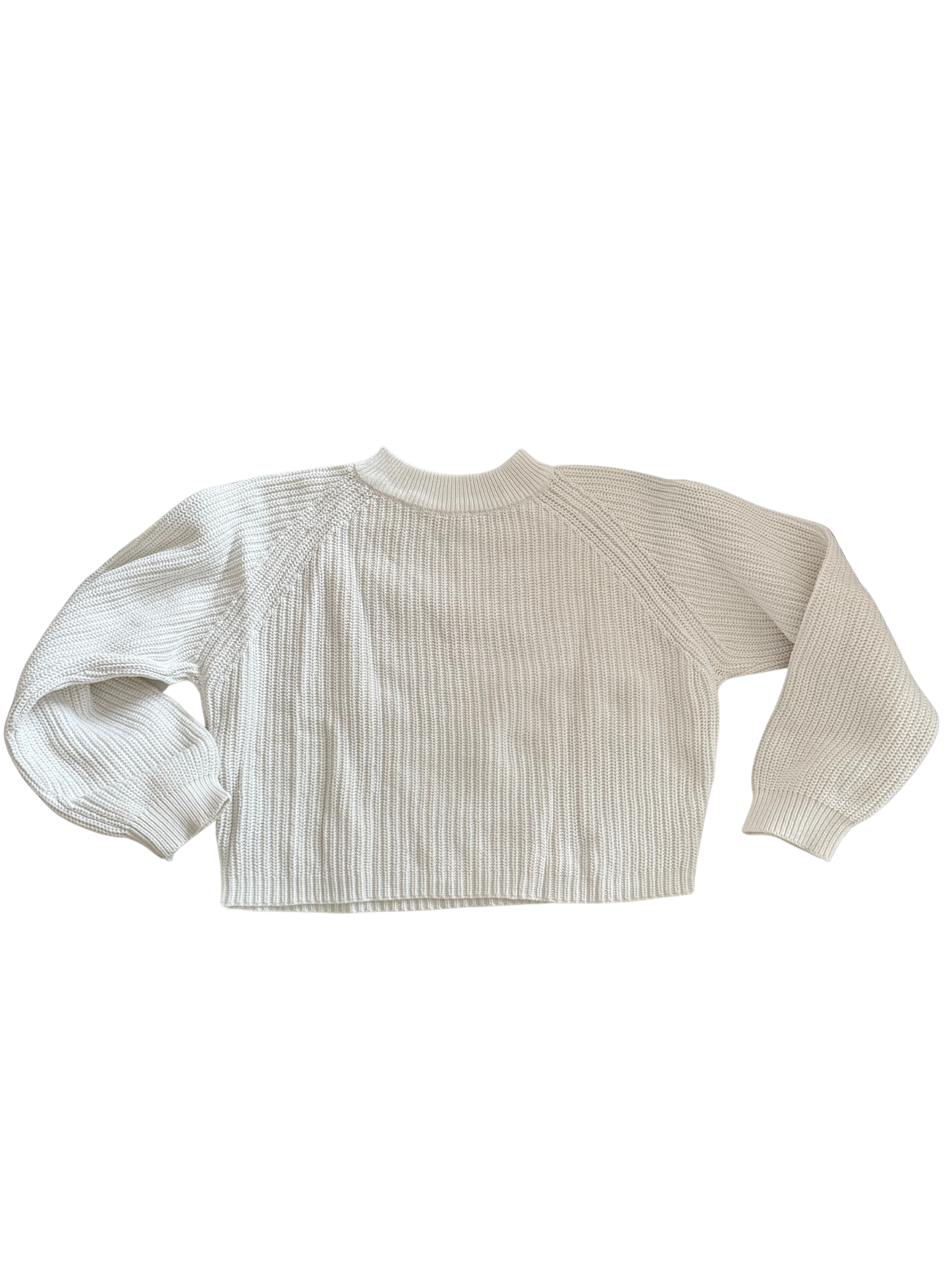 MANGO Pullover Strick weiß 152