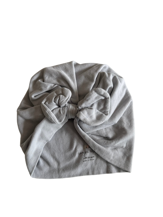 KONGES SLØJD Mütze Turban grau   62/68