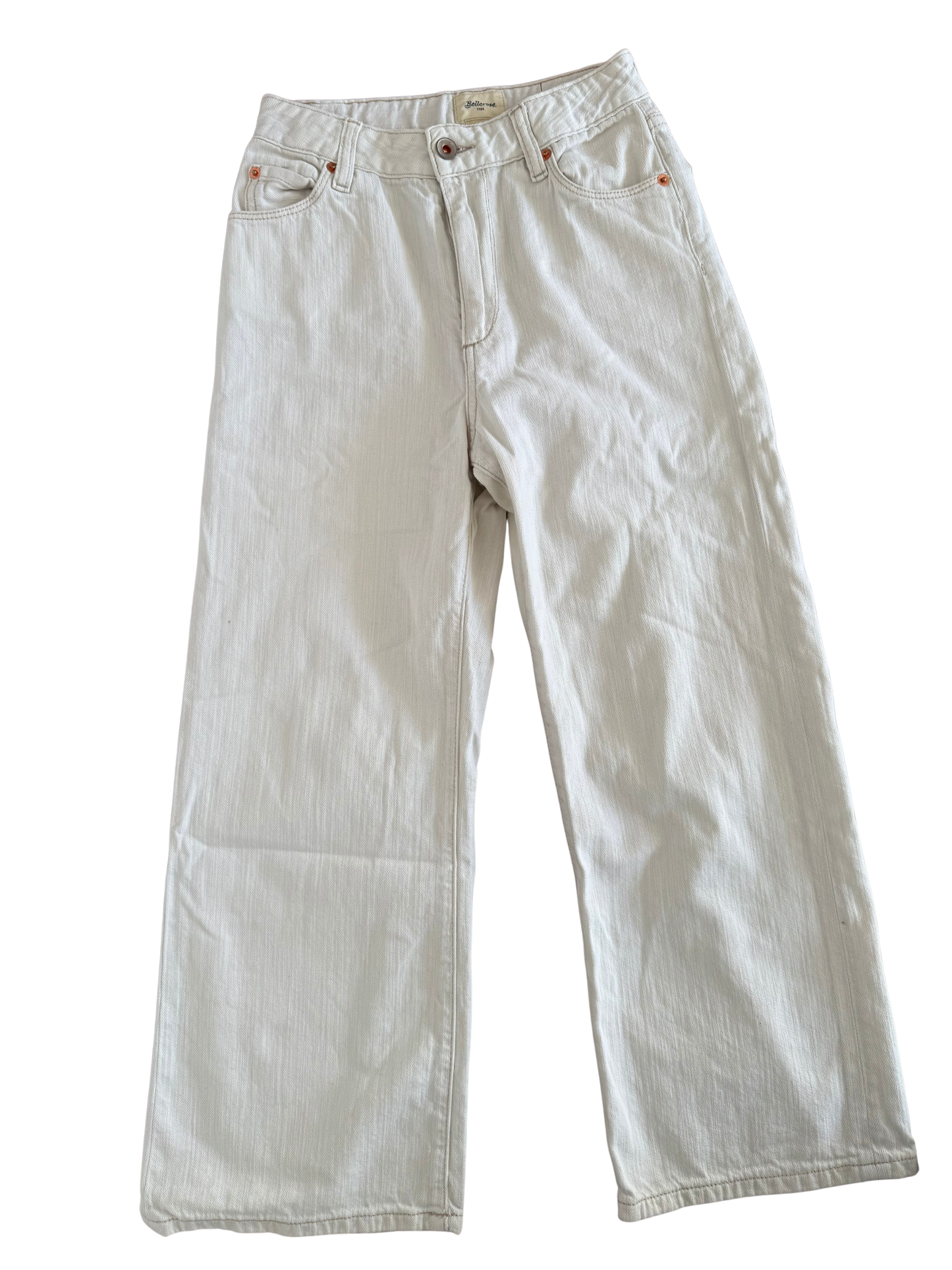 BELLEROSE Jeans wideleg weiß 152