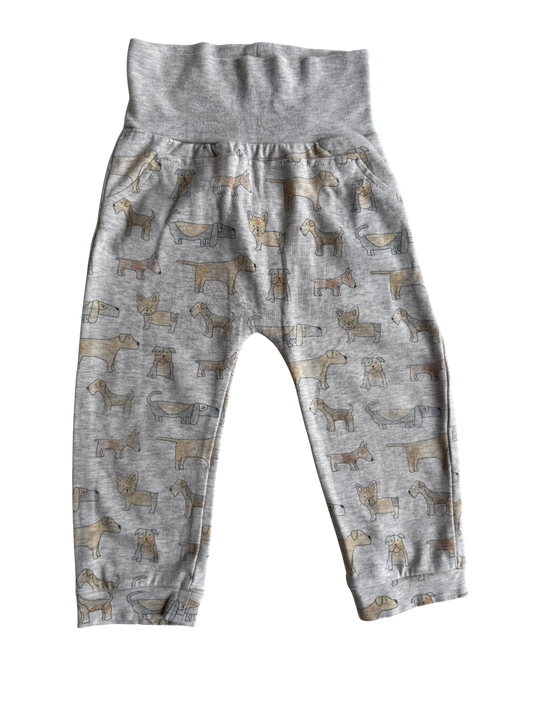 NAME IT Hose Hunde grau 86