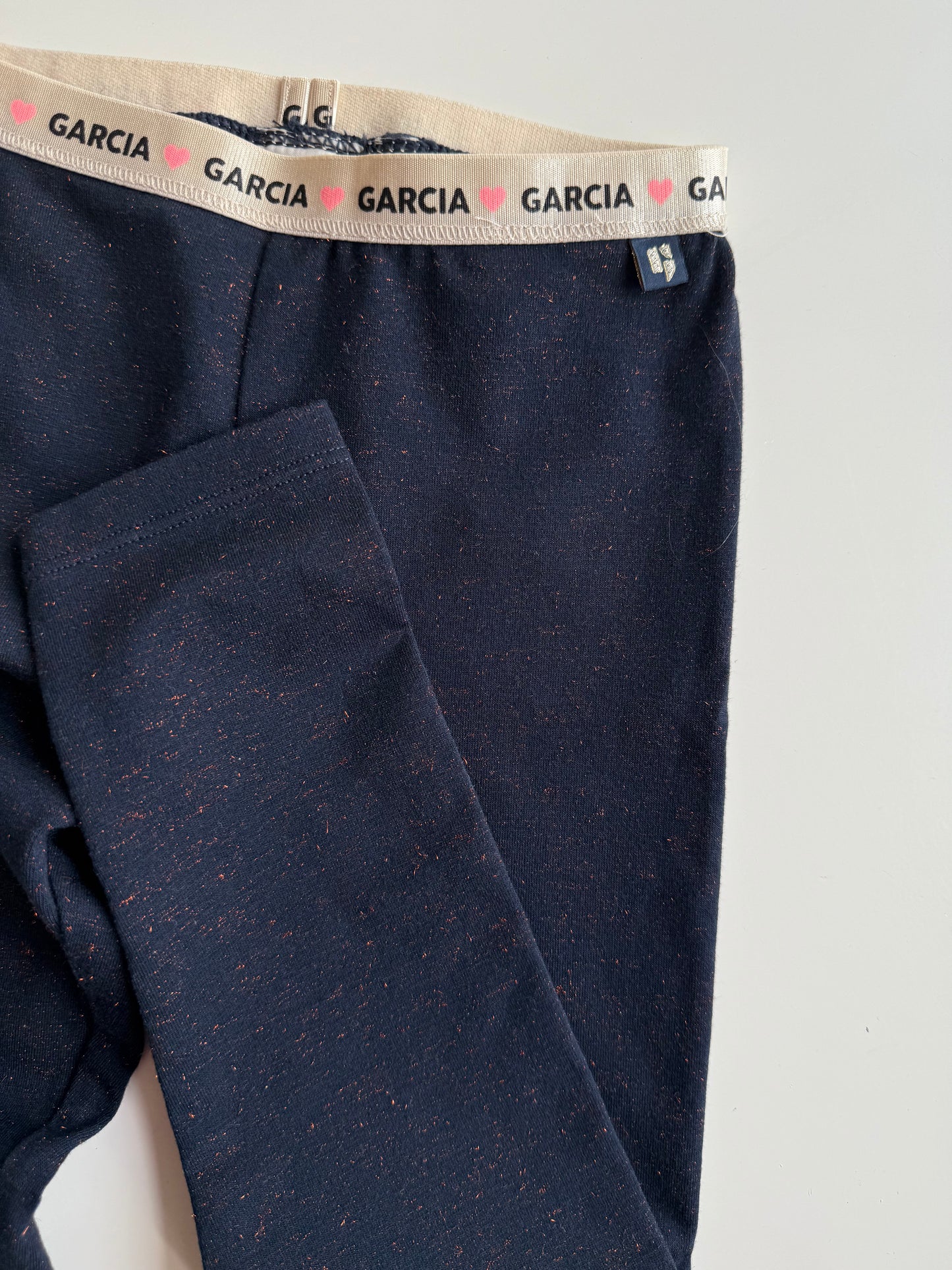 GARCIA Leggings Glitzer blau 104