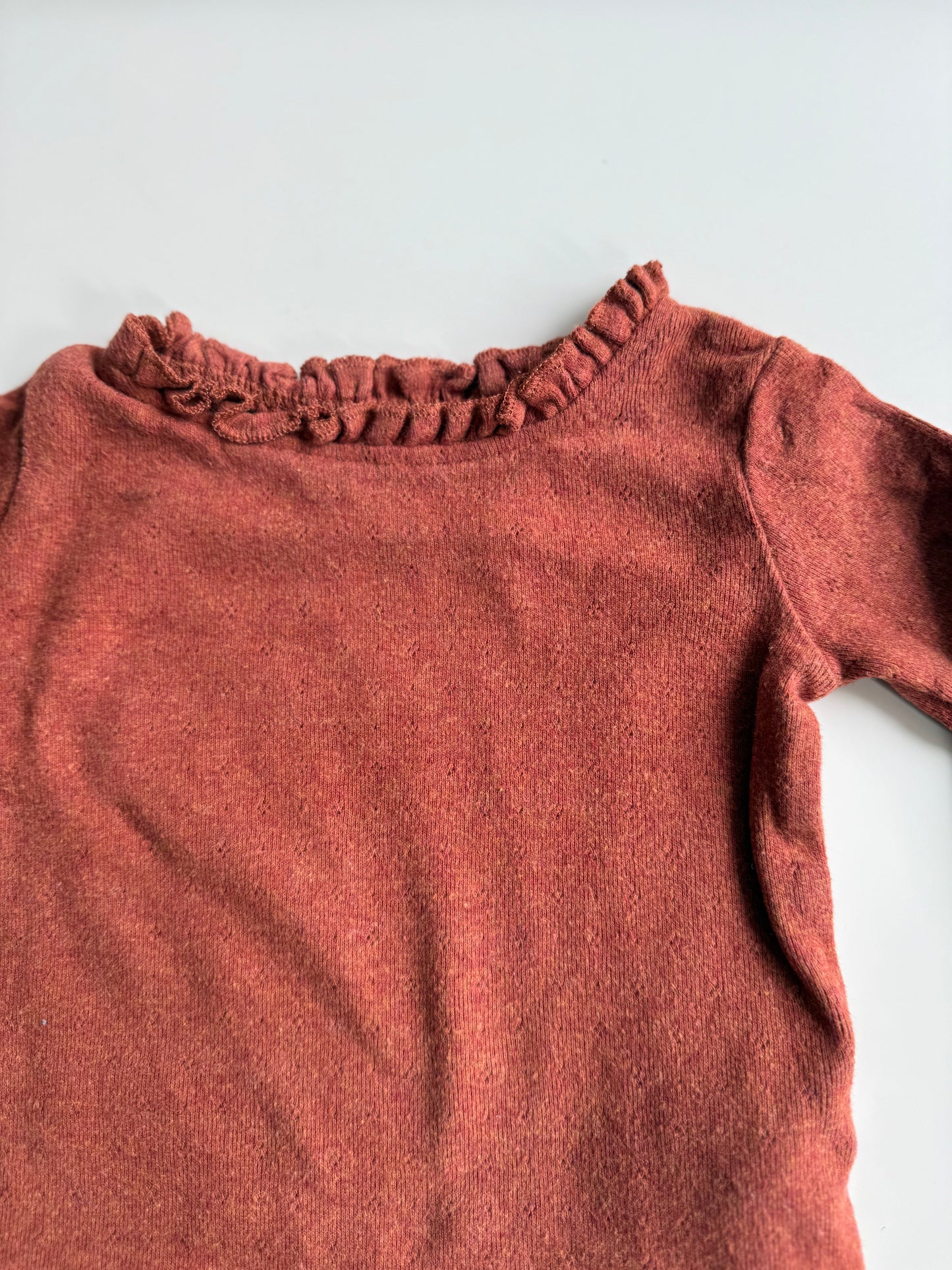 NEXT Langarmshirt rostrot 74