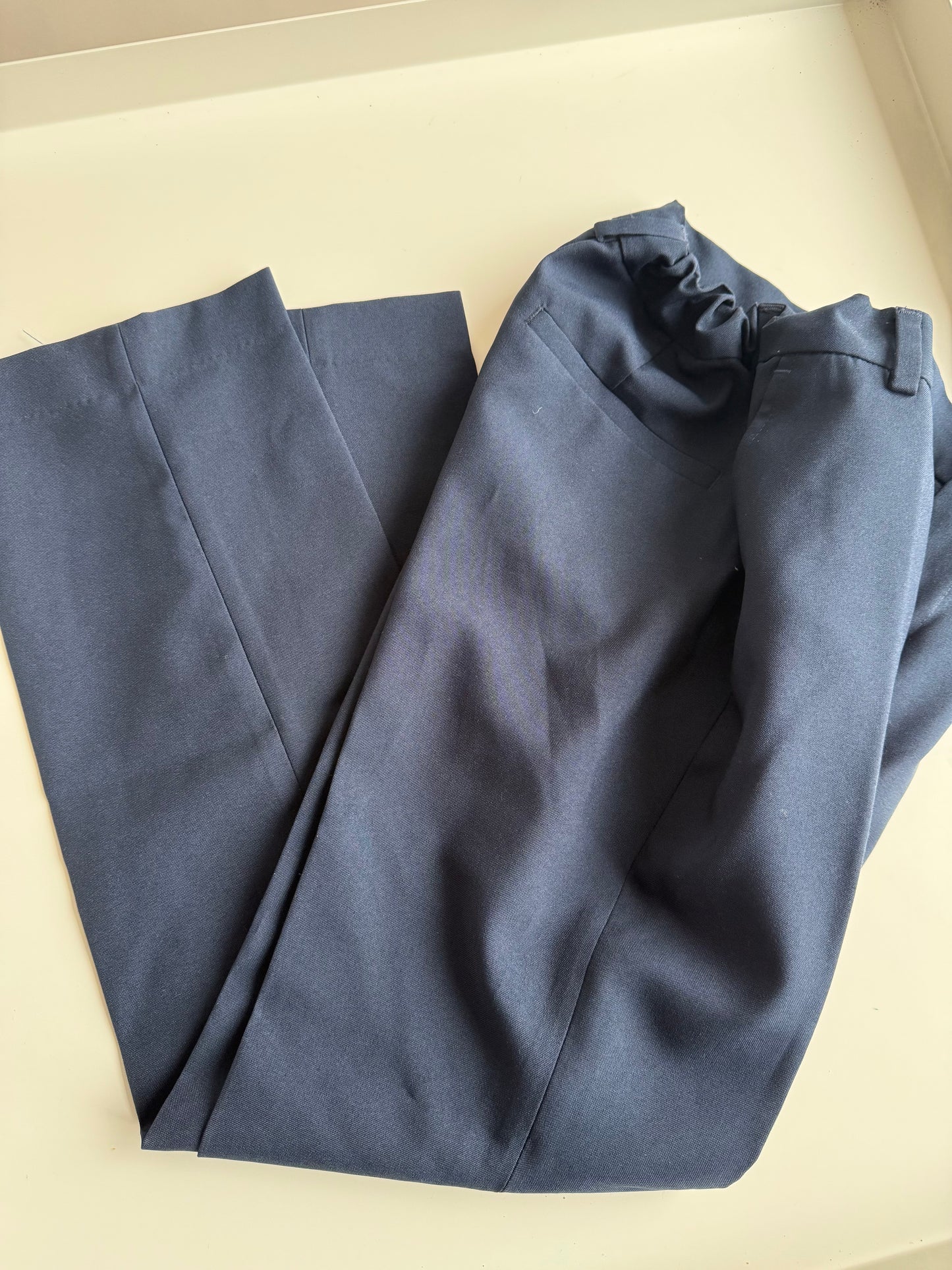 H&M Anzughose slim dunkelblau 140