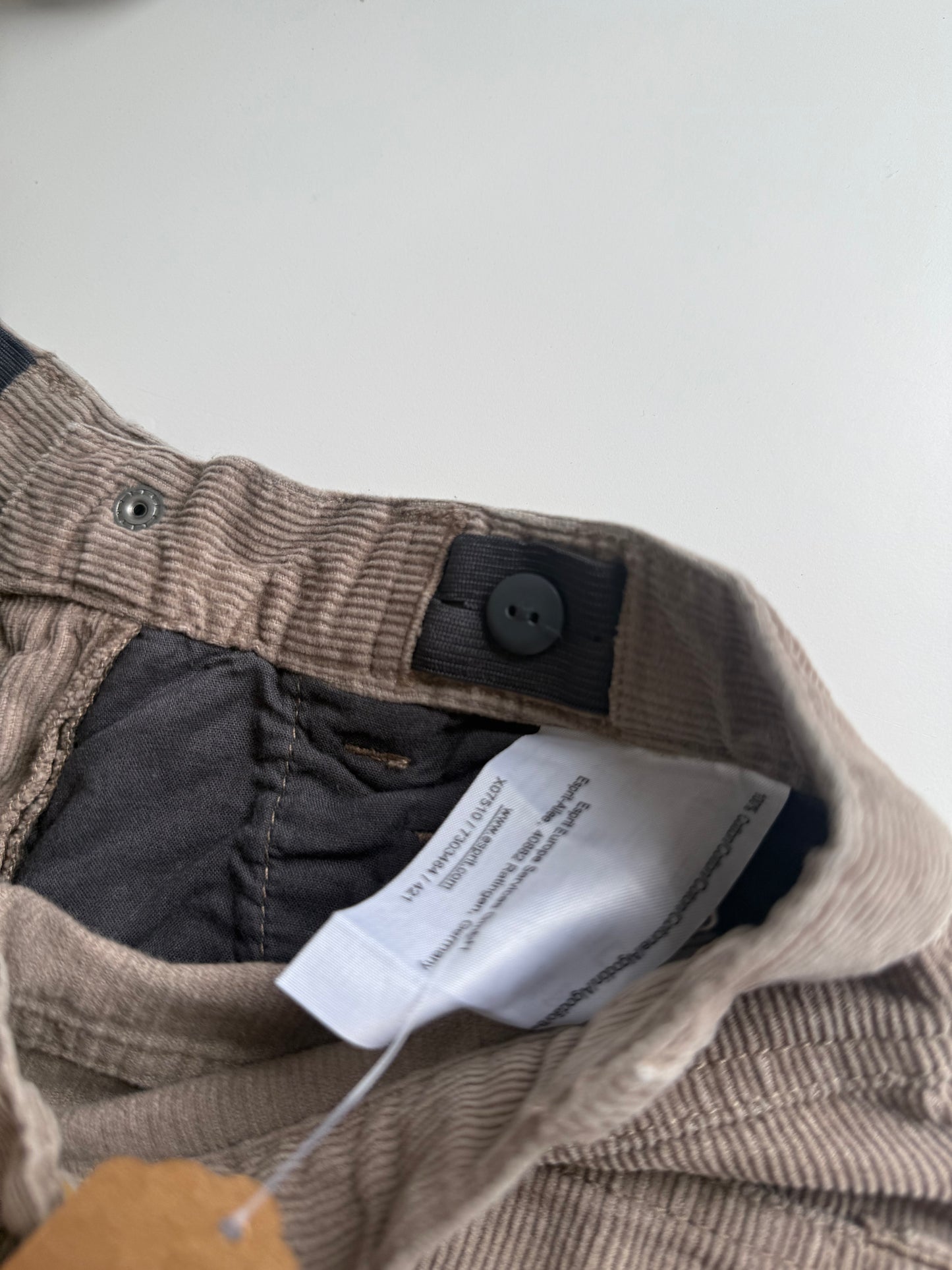 ESPRIT Hose Kord beige braun 140