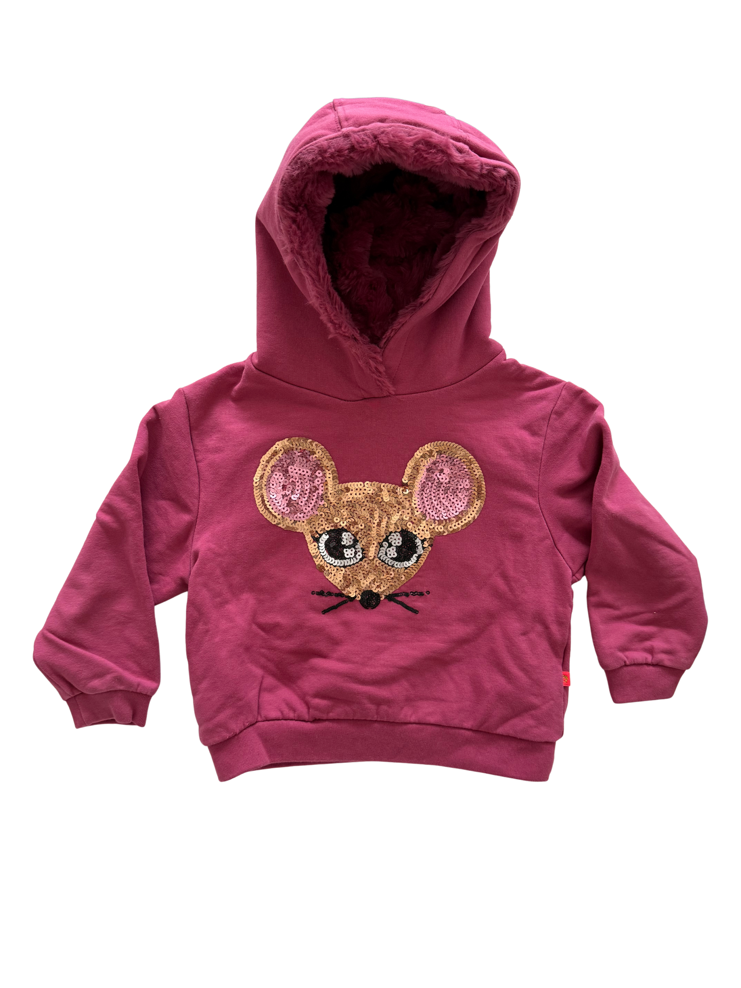 SOMEONE Sweatshirt Kapuze Glitzermaus 98