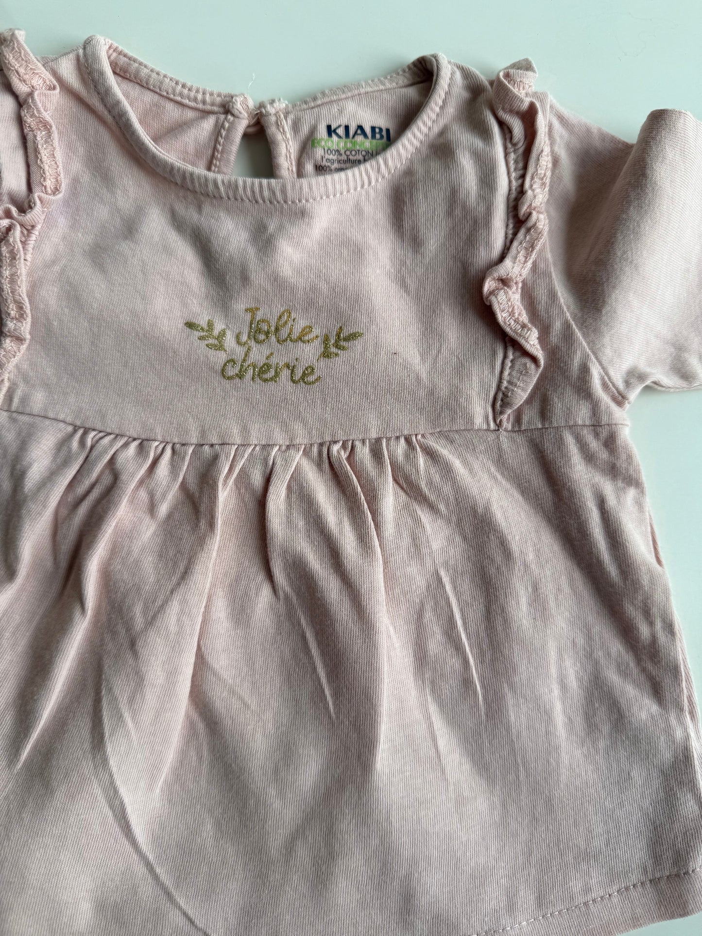 KIABI Langarmshirt rosa 56/62