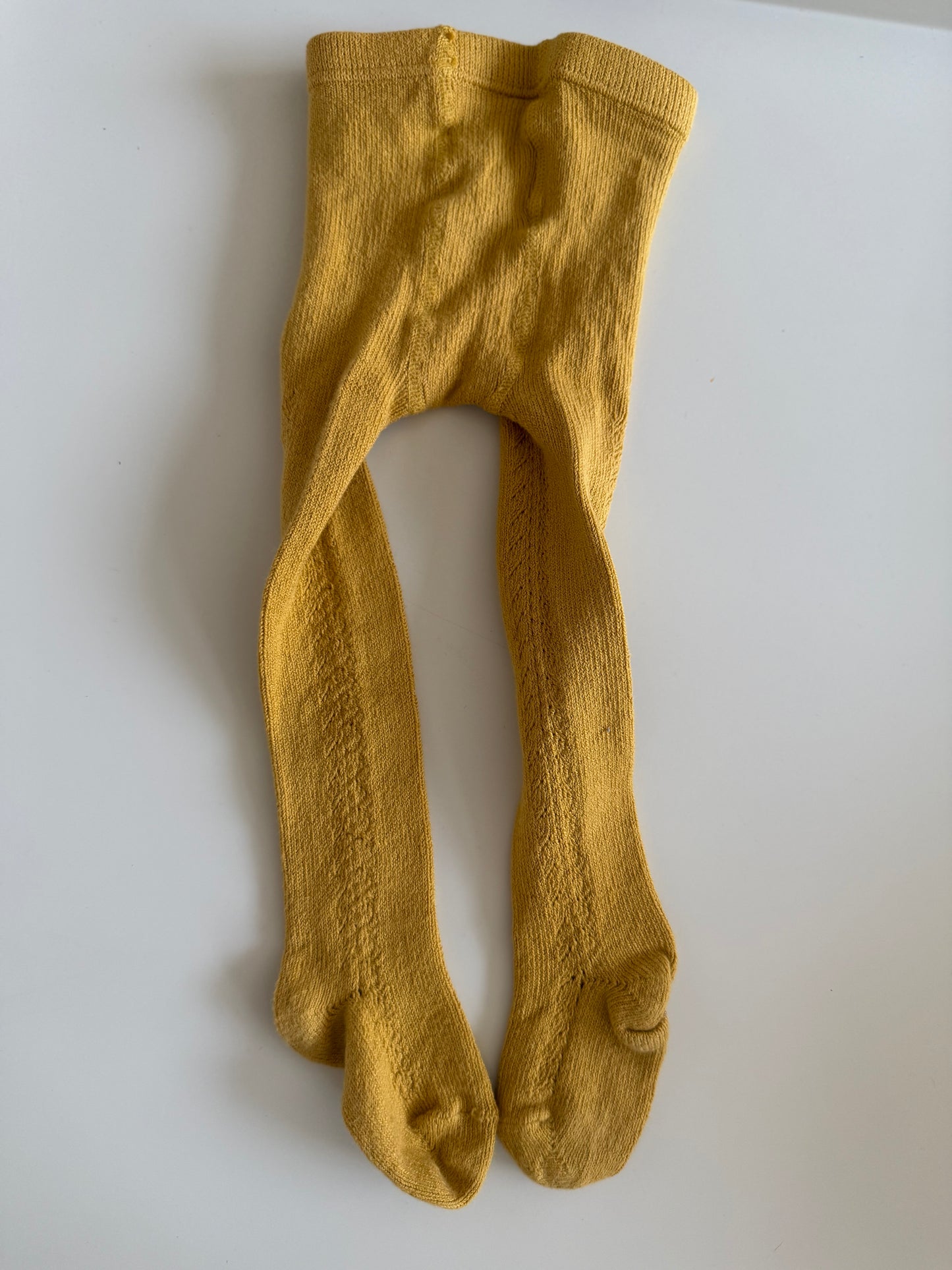 OHNE MARKE Strumpfhose Senfgelb 62/68