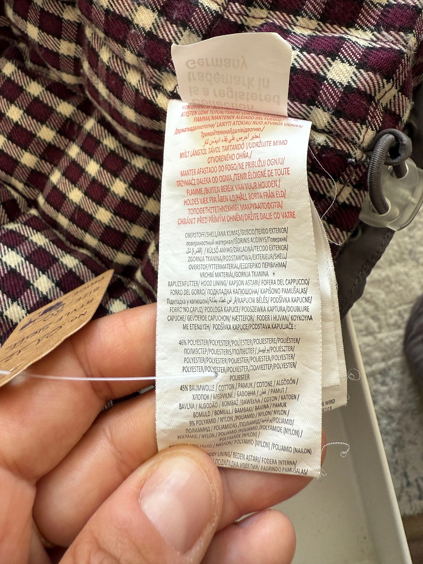 STEIFF Daunenjacke grau warm gefüttert 80