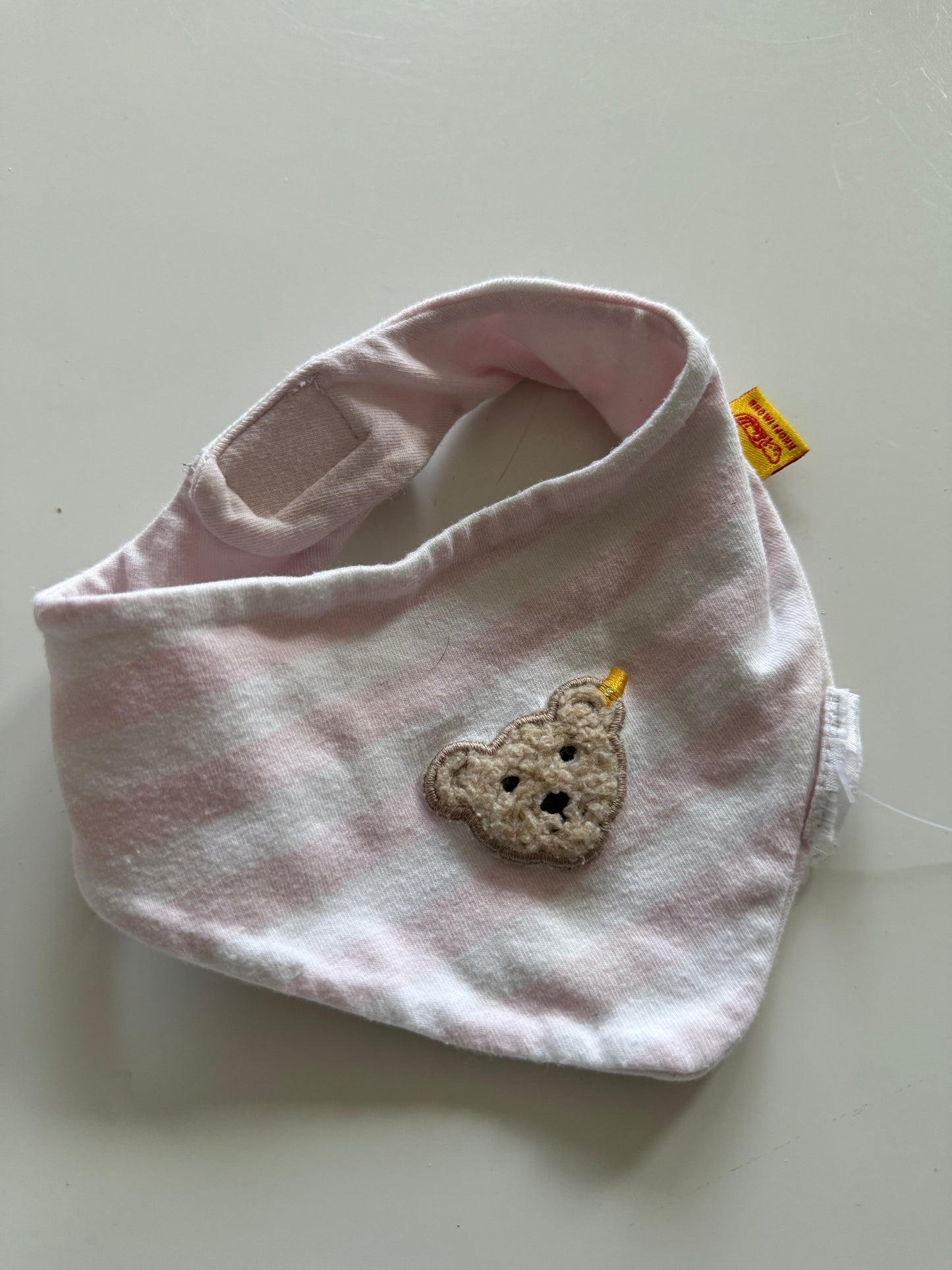 STEIFF Halstuch rosa weiß