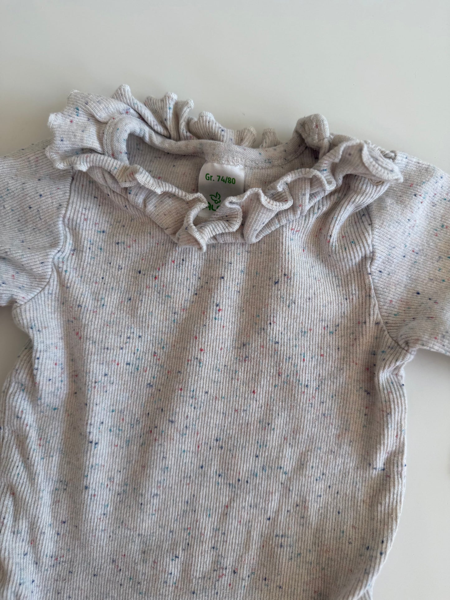 ALANA Ripp Body Stehkragen beige bunt 74/80