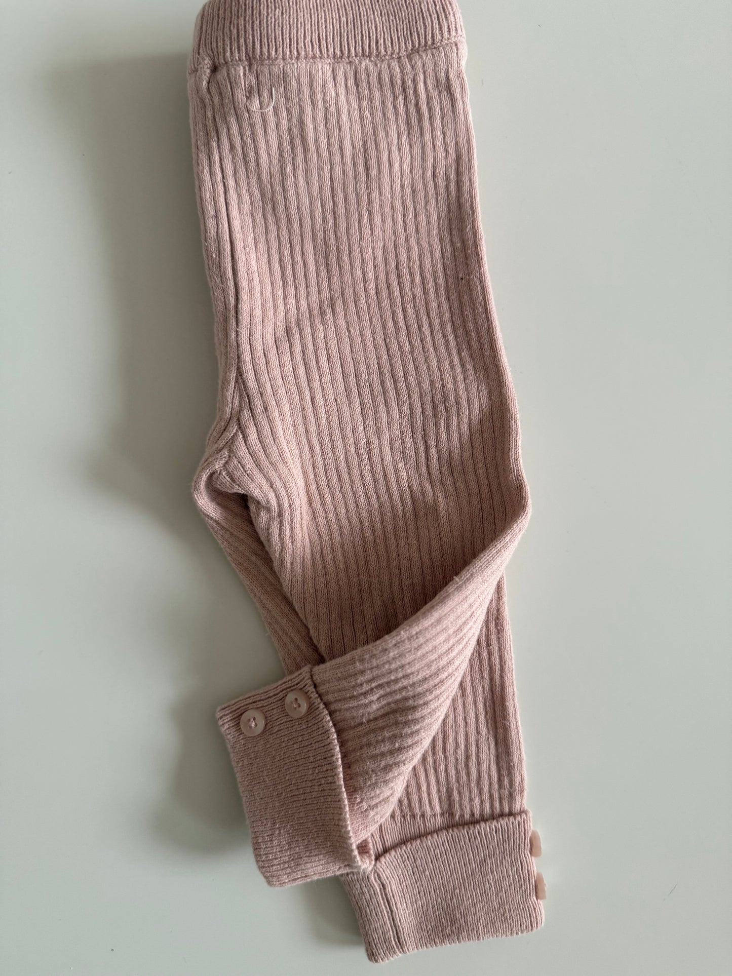 ZARA Leggings Ripp altrosa 68