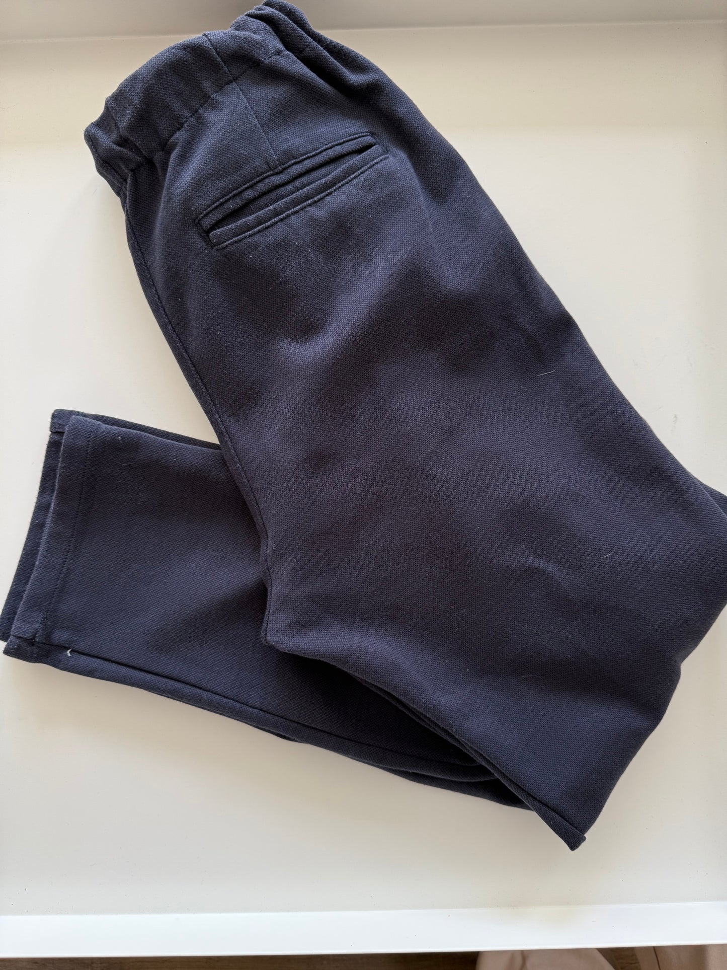 ZARA Hose Chino Jogger dunkelblau 164