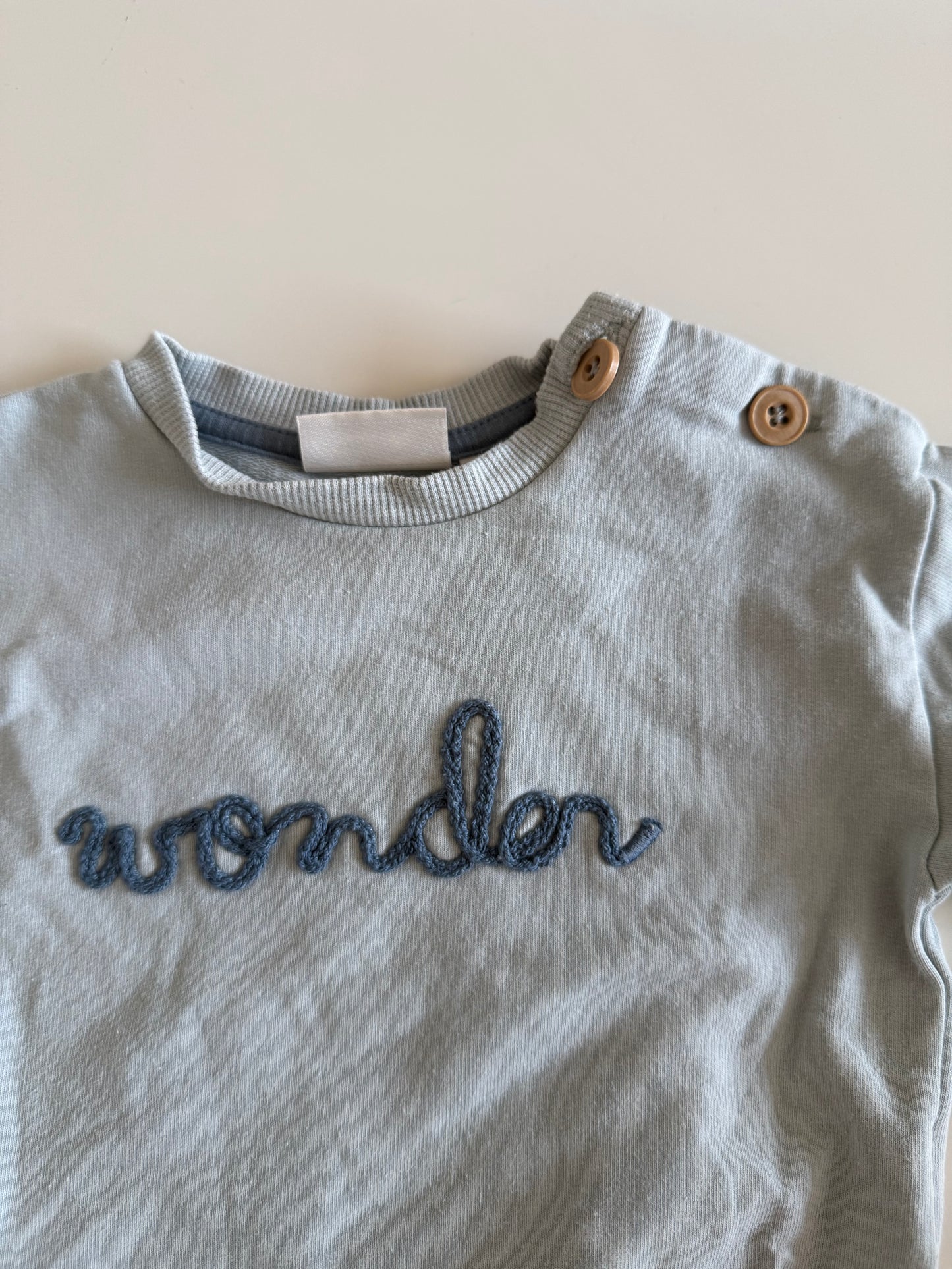 SANETTA Sweatshirt wonder hellblau 68
