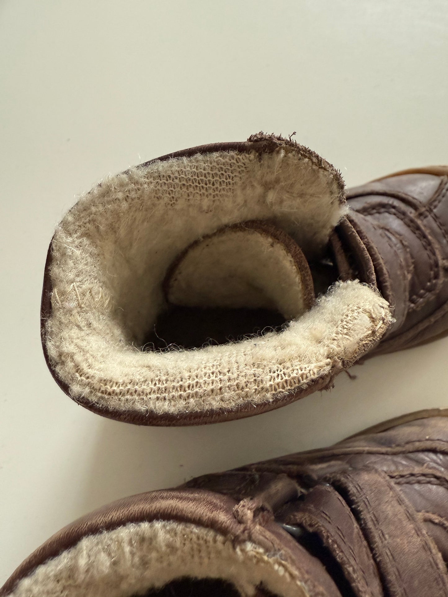 BISGAARD Winterstiefel Leder Wolle braun 26