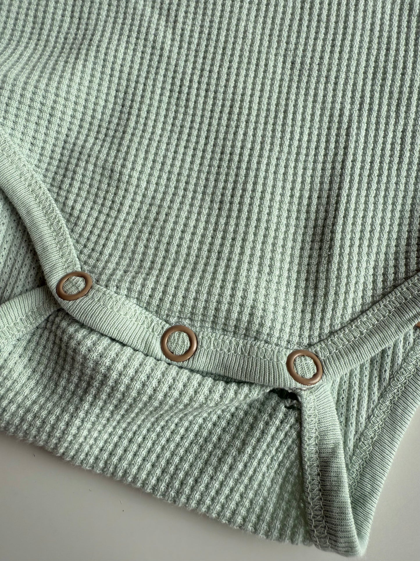 HESSNATUR Body Waffelstruktur Türkis 62/68