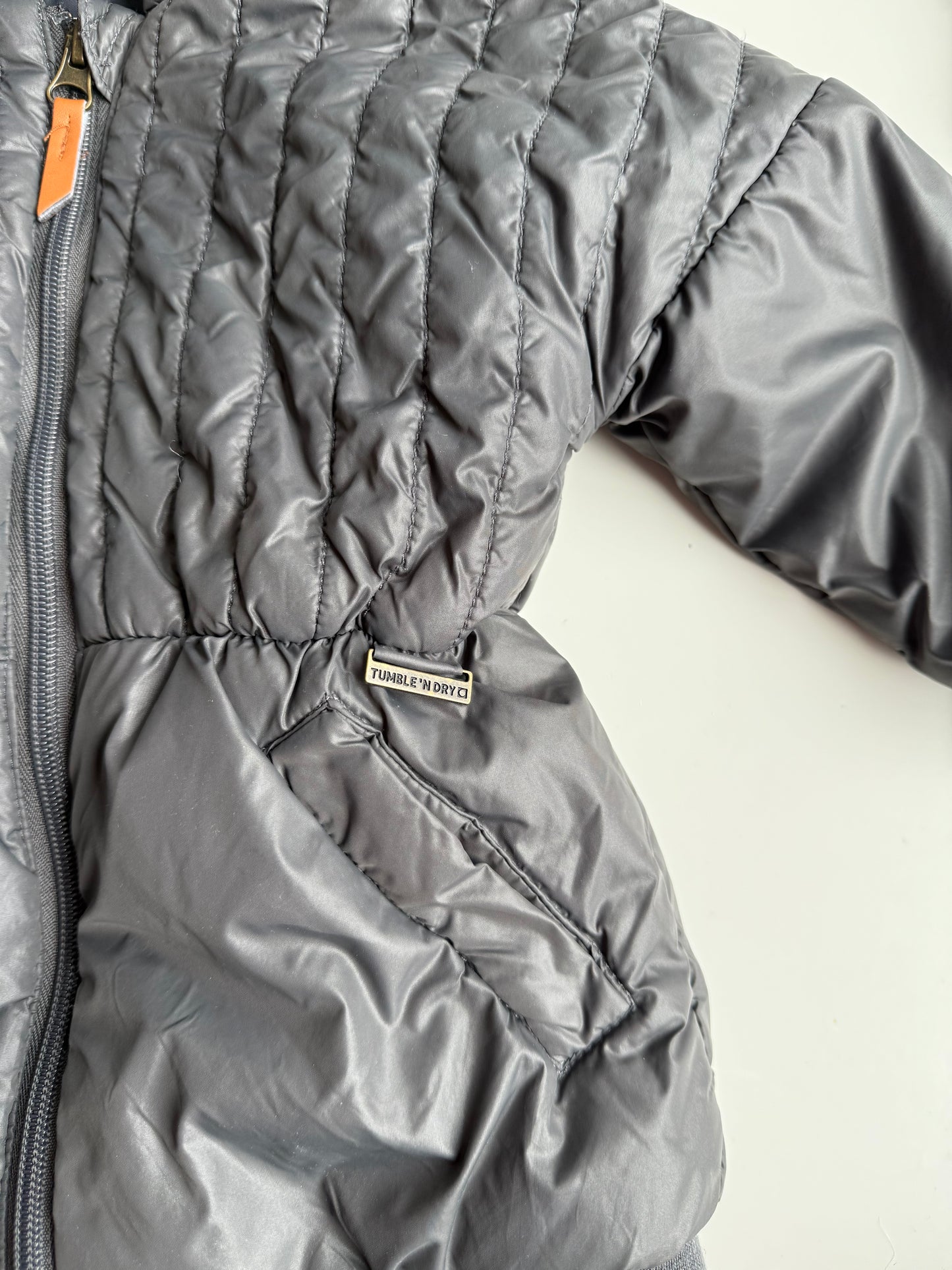 TUMBLE N DRY Winterjacke gefüttert dunkelgrau 74