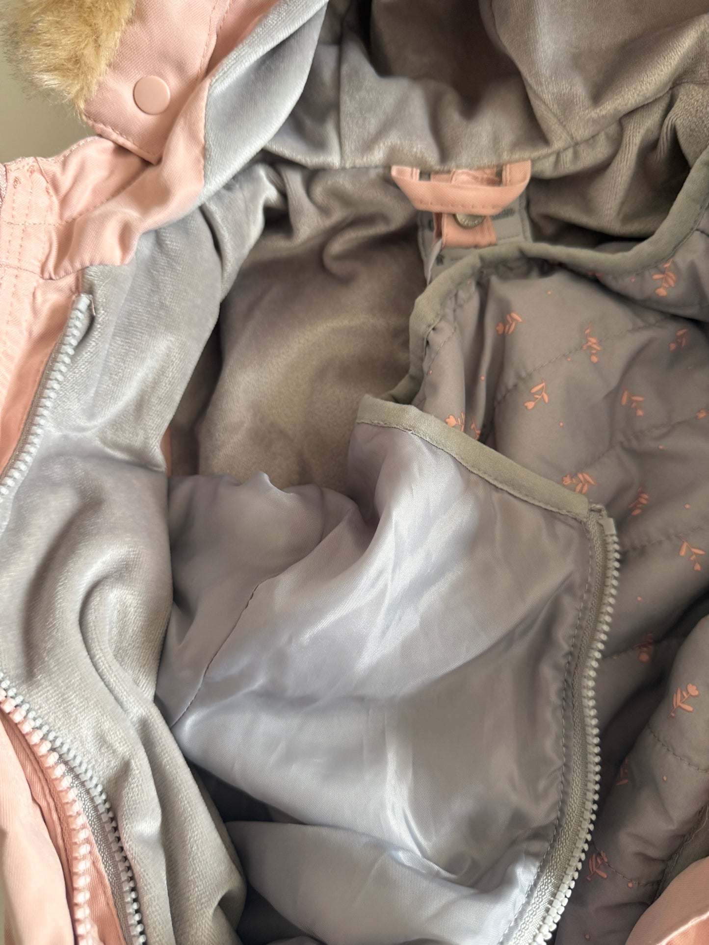 VERBAUDET Winterjacke rosa 86