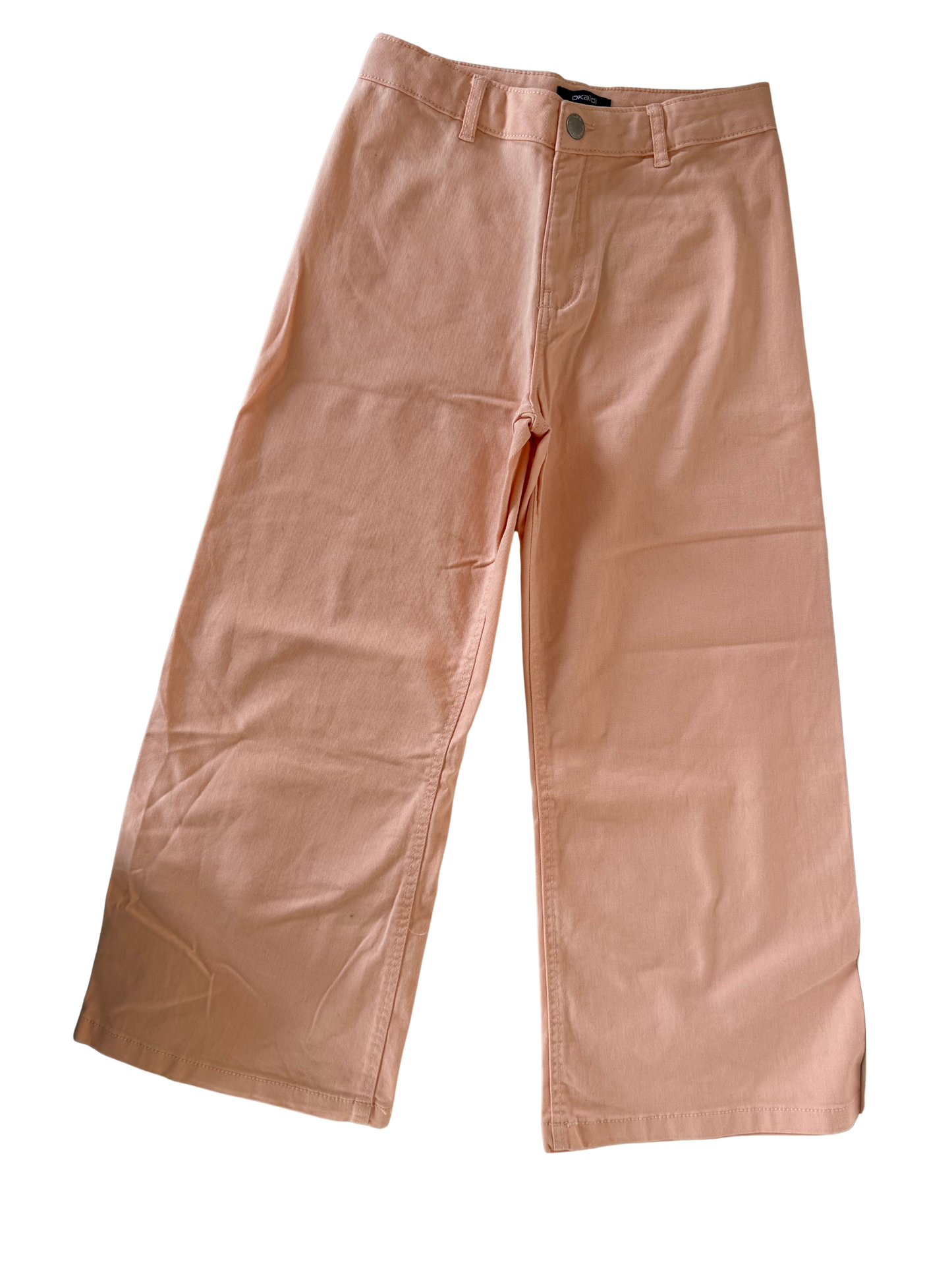OKAIDI Wideleg Jeans lachsfarben 140