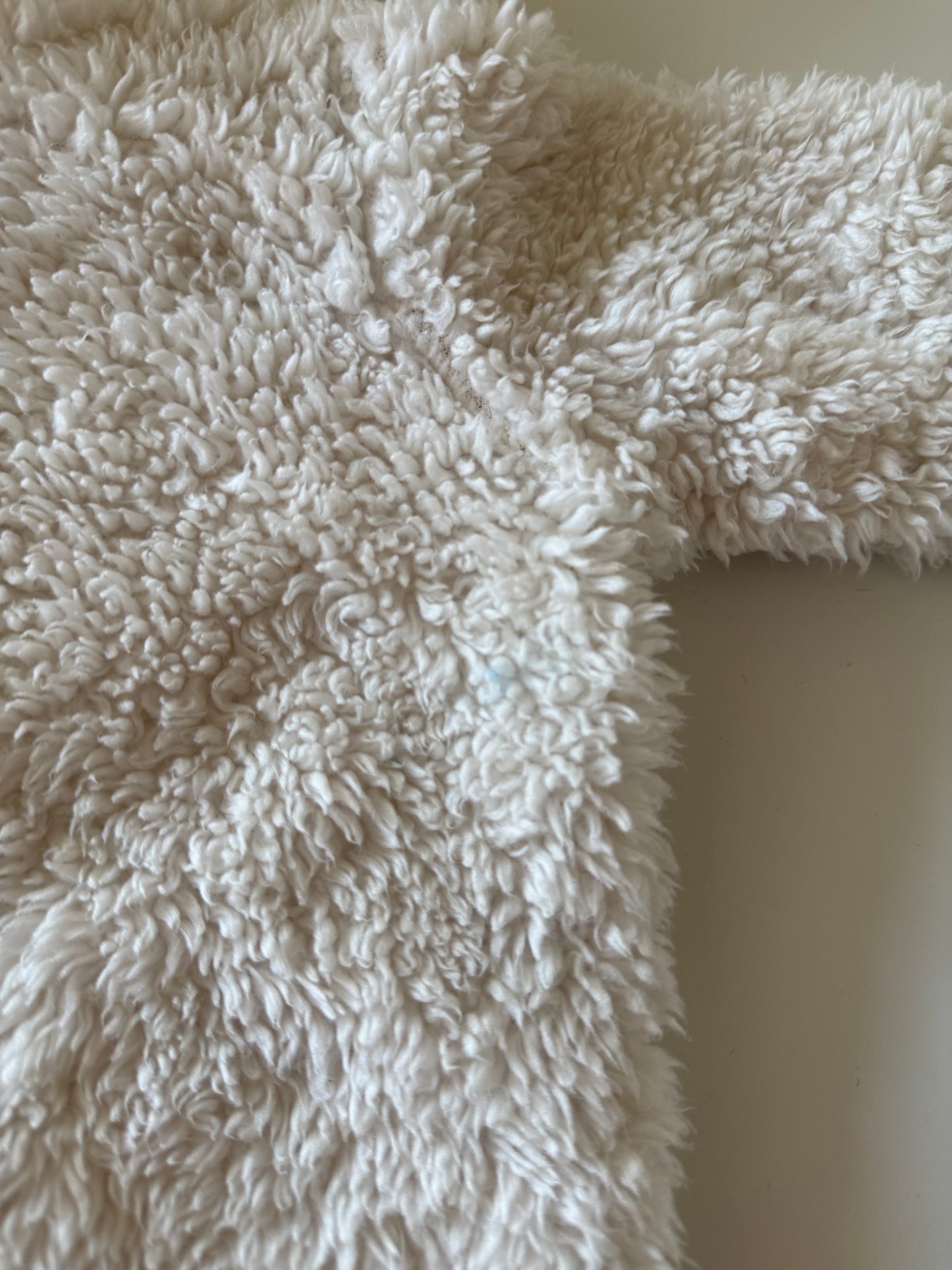 H&M Teddyjacke wollweiß 62