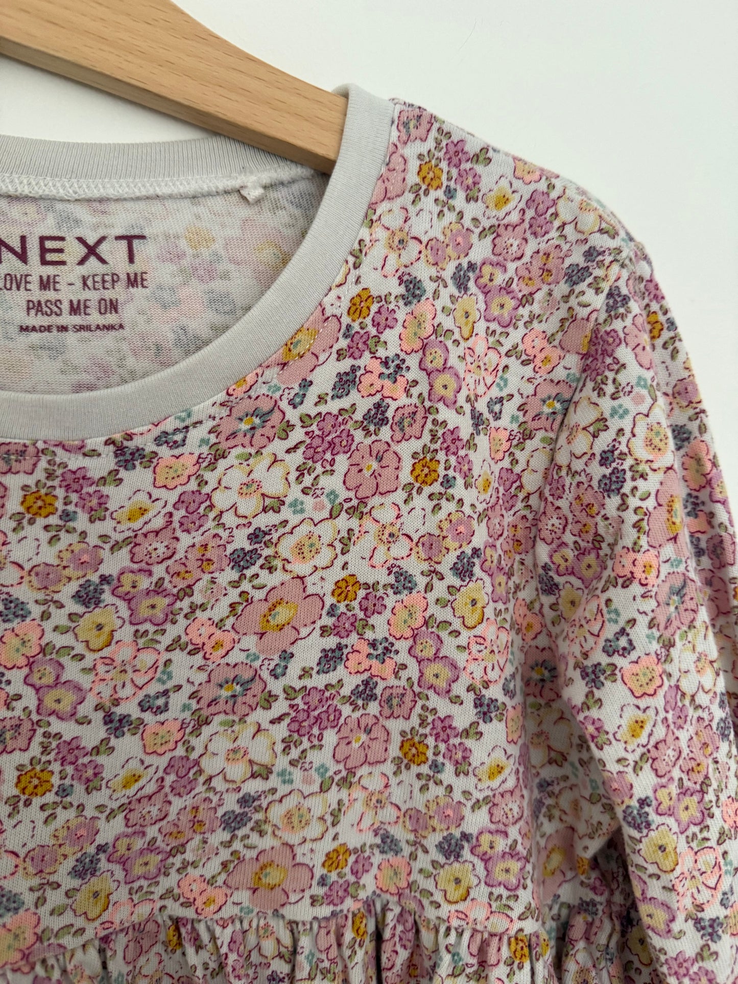 NEXT Kleid Streublumen altrosa 122
